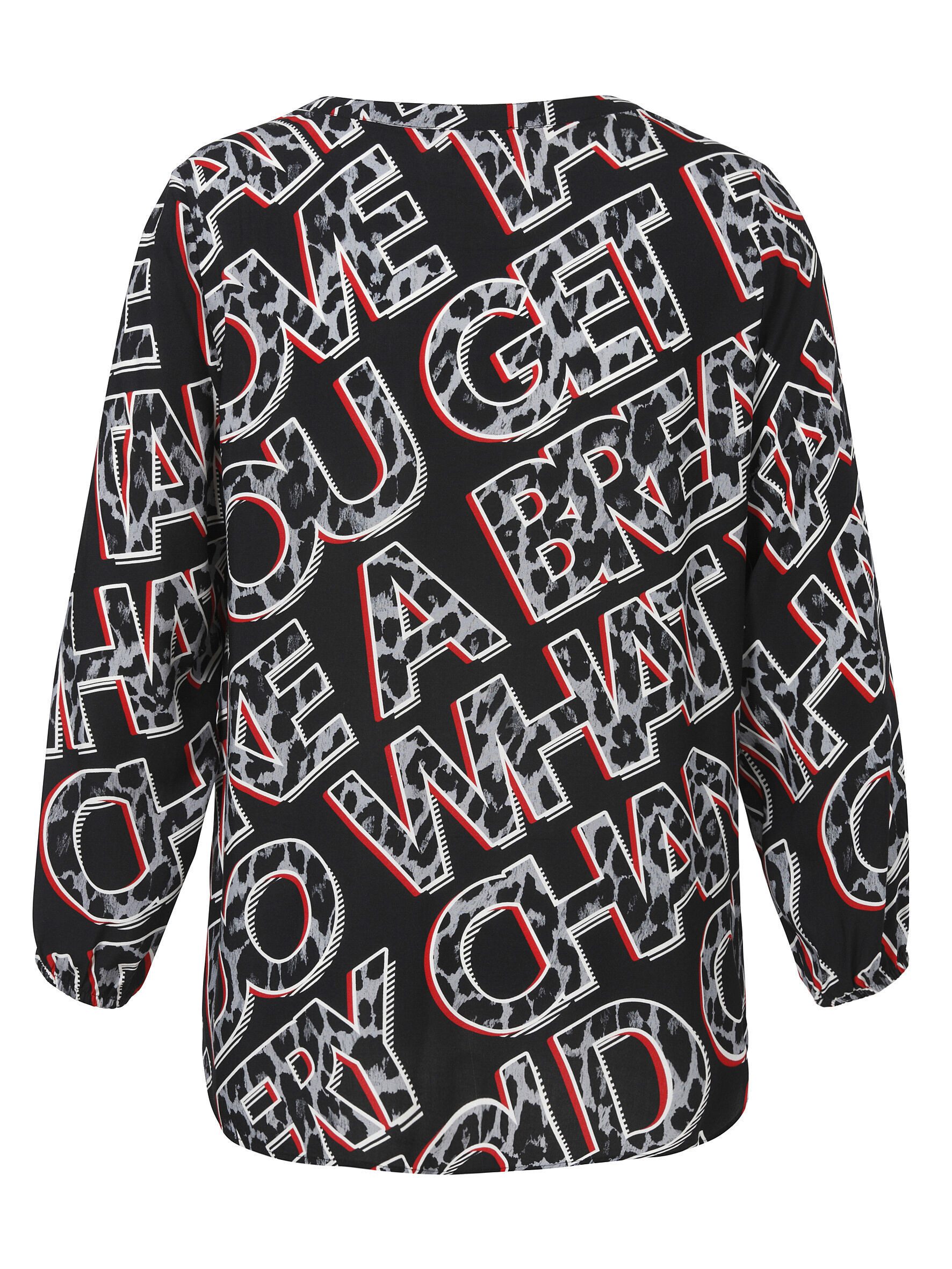 VIA APPIA DUE Tunika mit Letter-Print, große Größen günstig online kaufen