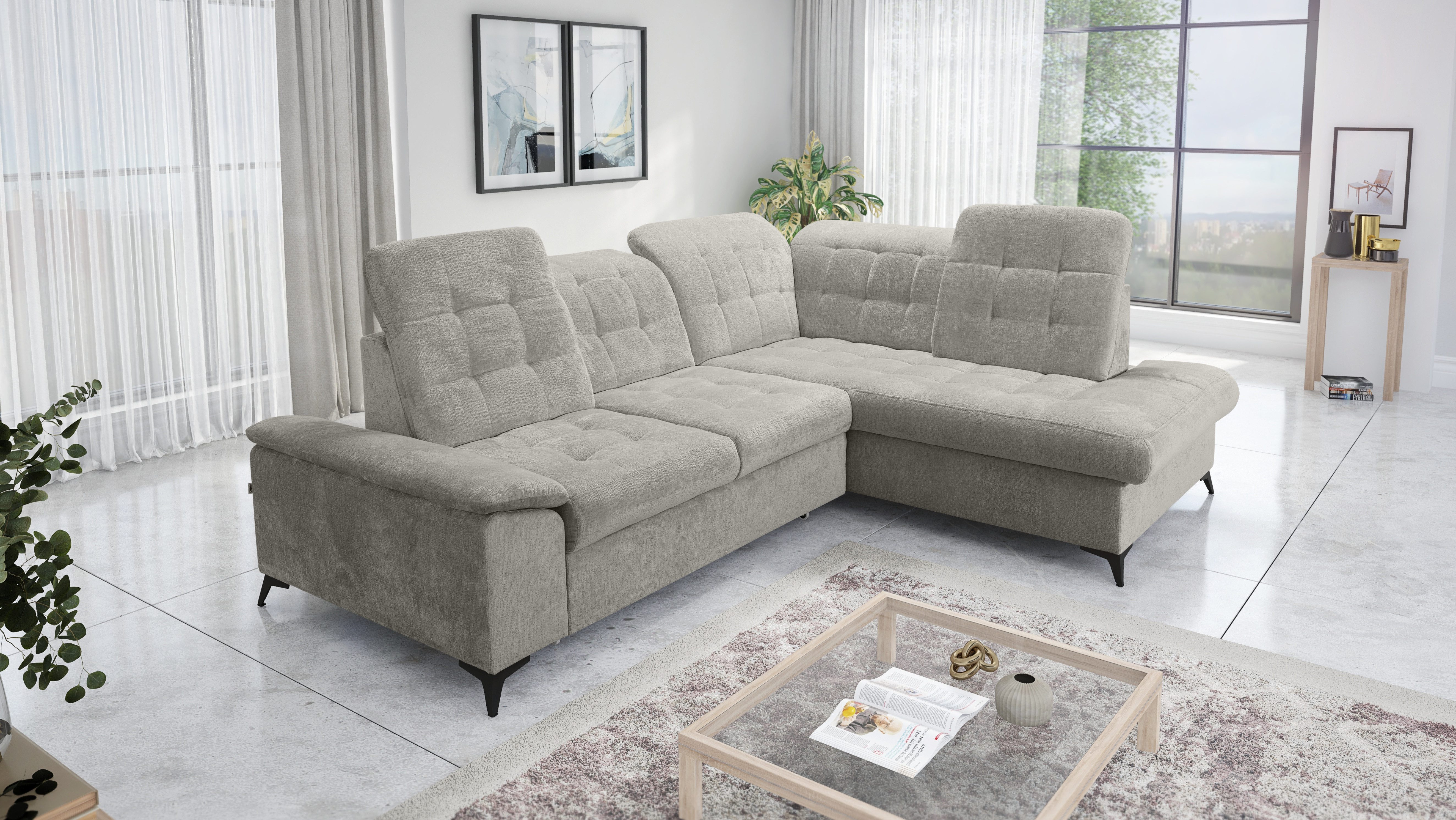 robin Ecksofa L-Form Ecksofa mit Schlaffunktion günstig online kaufen