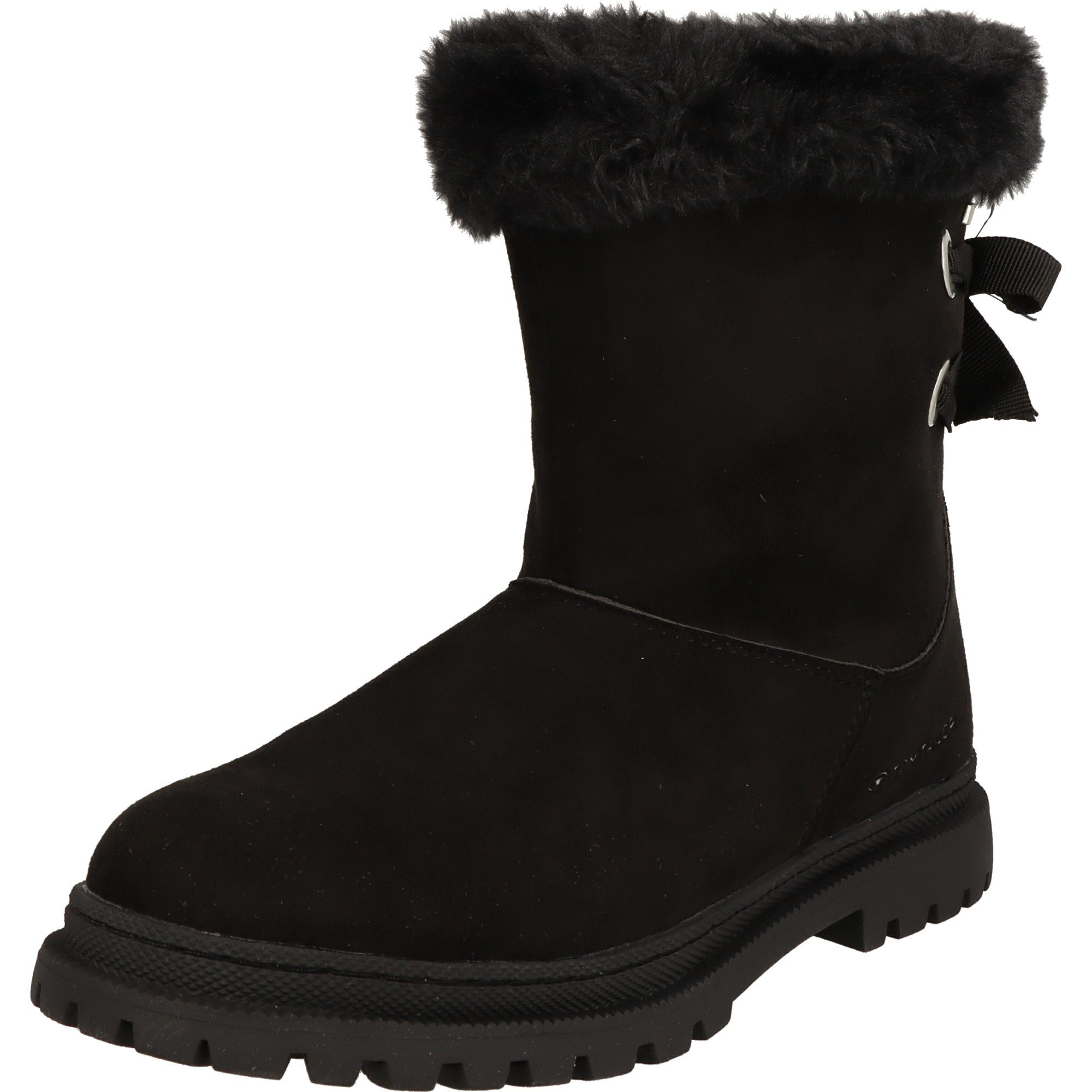 TOM TAILOR 4270450014 Mädchen Stiefel Schleife gefüttert Winterboots Wasserabweisend, Reißverschluss