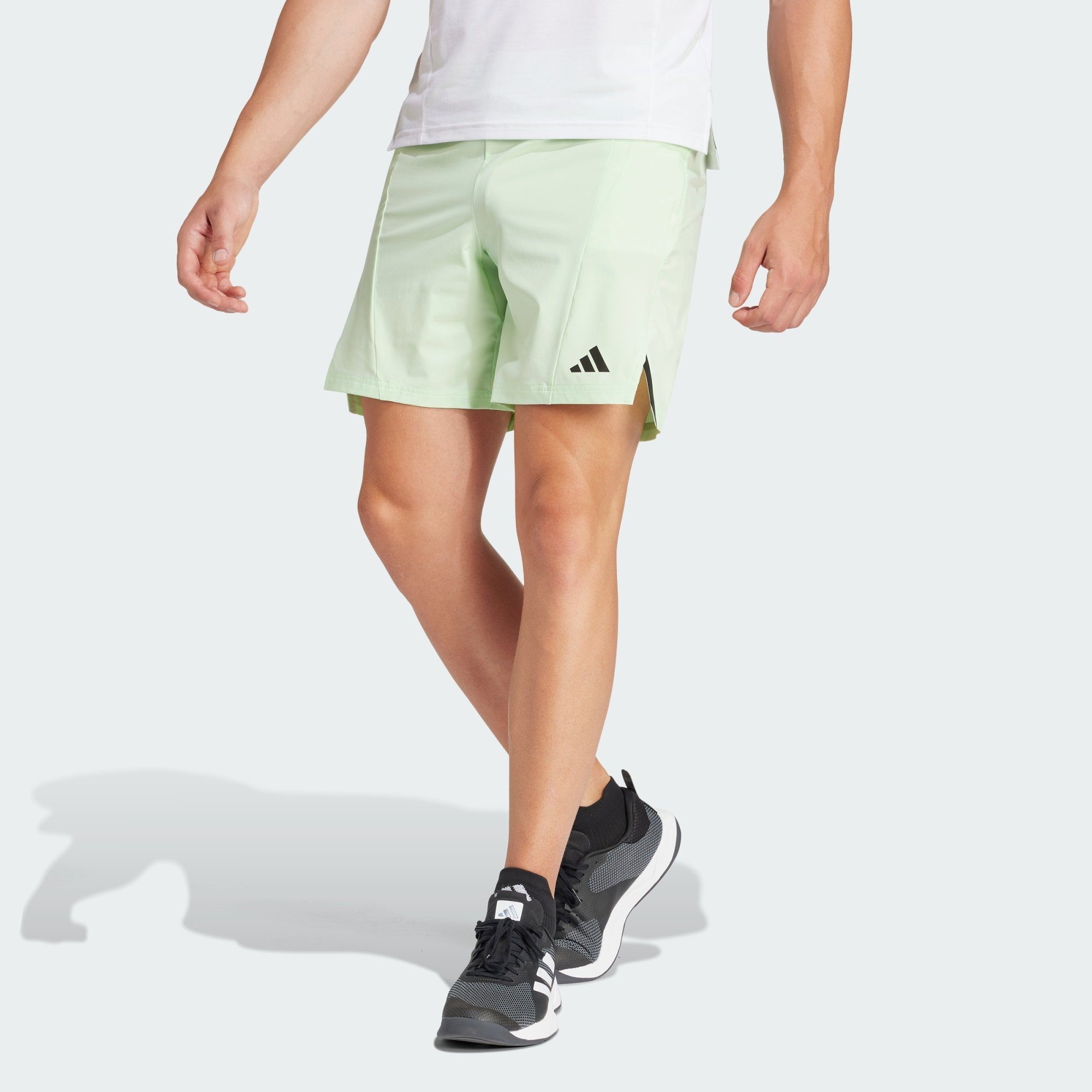 adidas Performance Funktionsshorts DESIGNED FOR TRAINING WORKOUT SHORTS Semi Green Spark