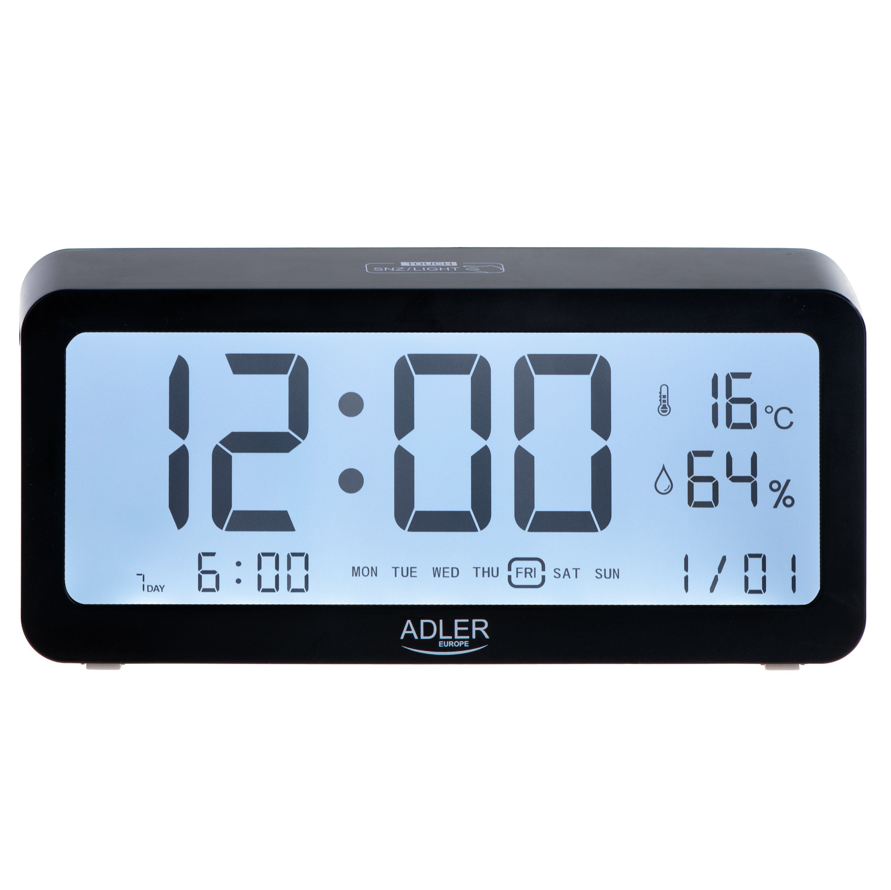 Adler Wecker Adler AD1195 - digitale Uhr / Wecker - Batteriebetrieben günstig online kaufen