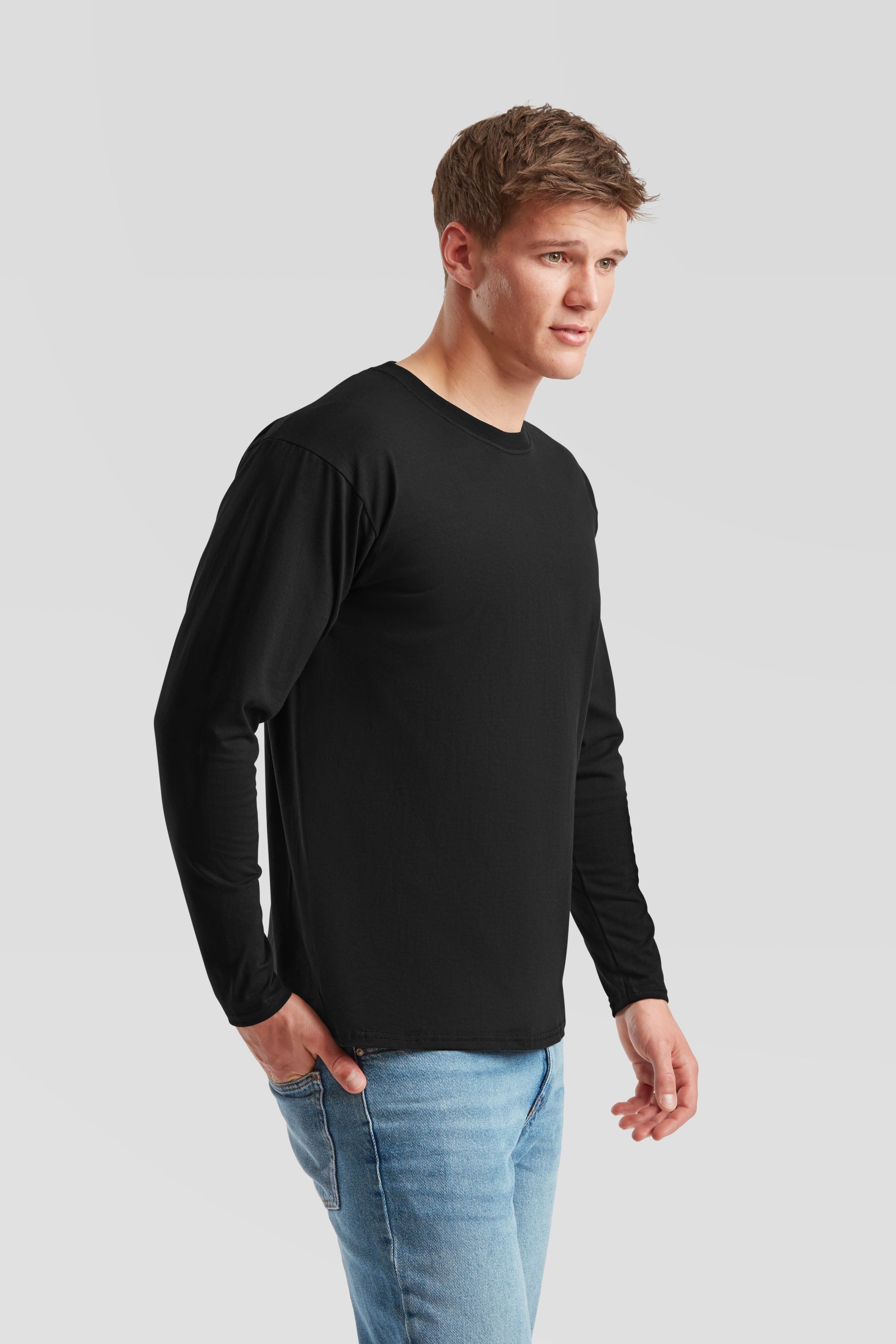 Fruit of the Loom Longsleeve Fruit of the Loom Valueweight Long Sleeve T – Bild 4 von 5