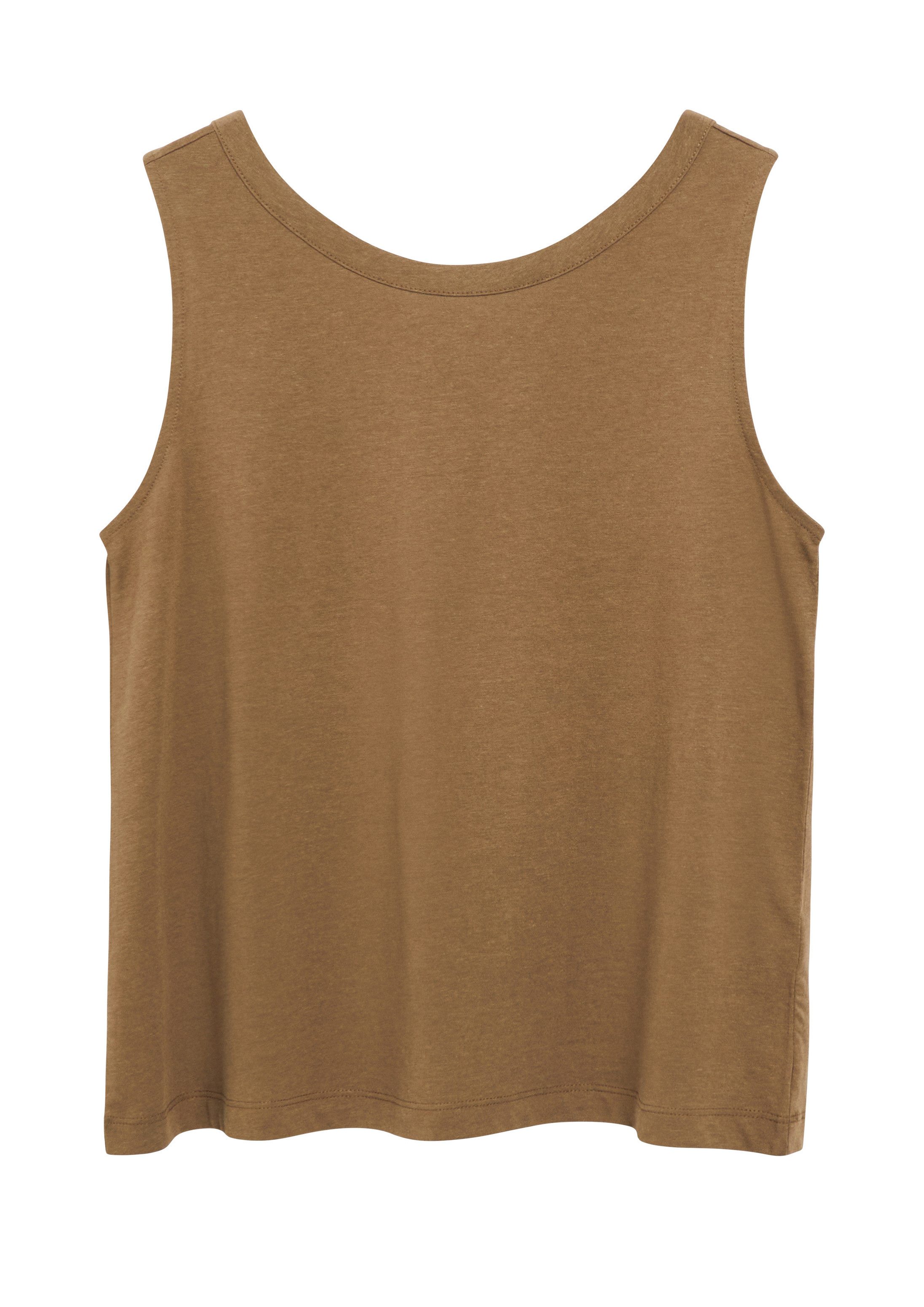 s.Oliver Muscleshirt T-Shirt Jersey-Top mit Rundhalsausschnitt und Rückendetail