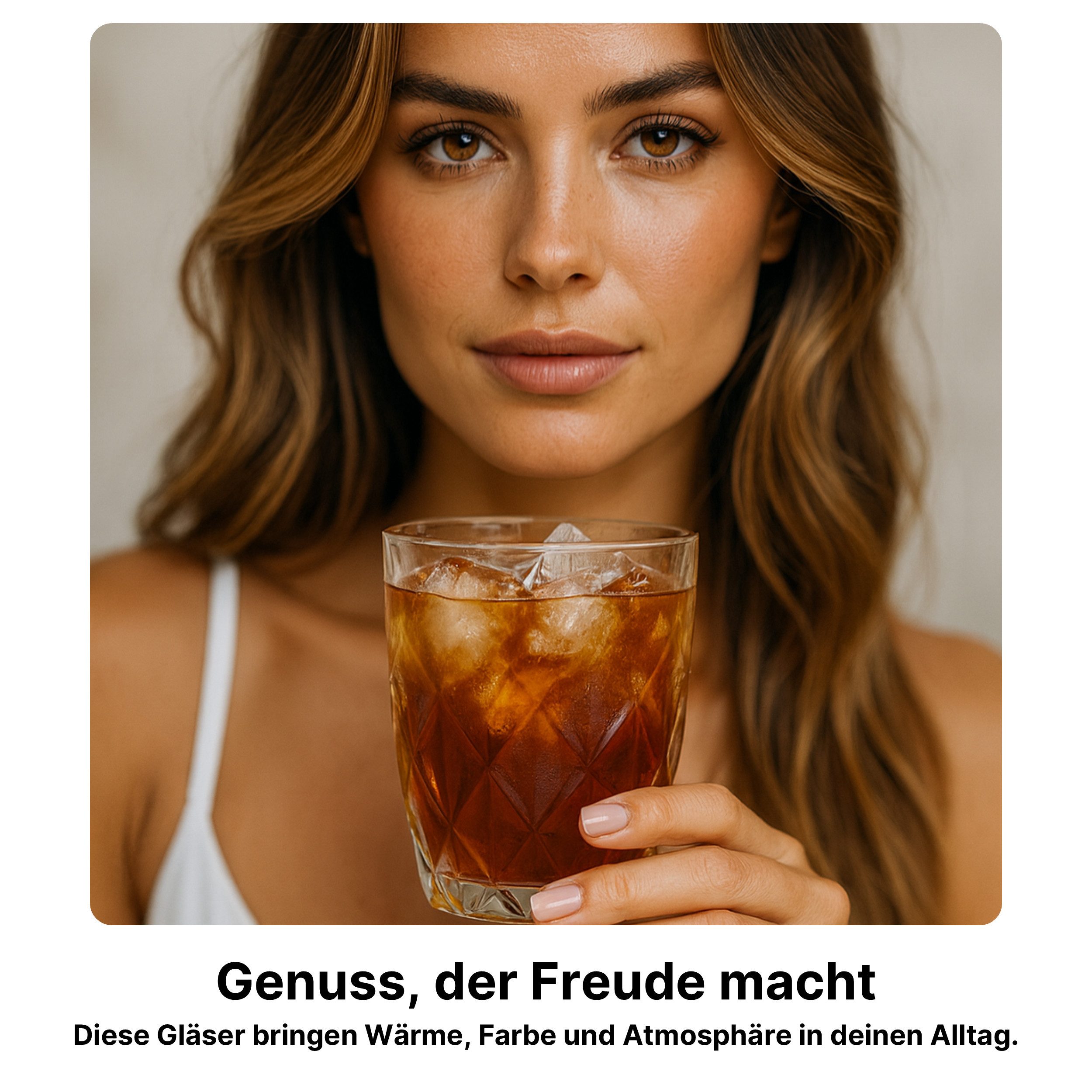 Brahmstein Gläser-Set Trinkgläser Set Wassergläser 6er Set für Cocktails Wasser, Softdrinks, 6-tlg., 6-teilig, Wassergläser-Set, 270ml