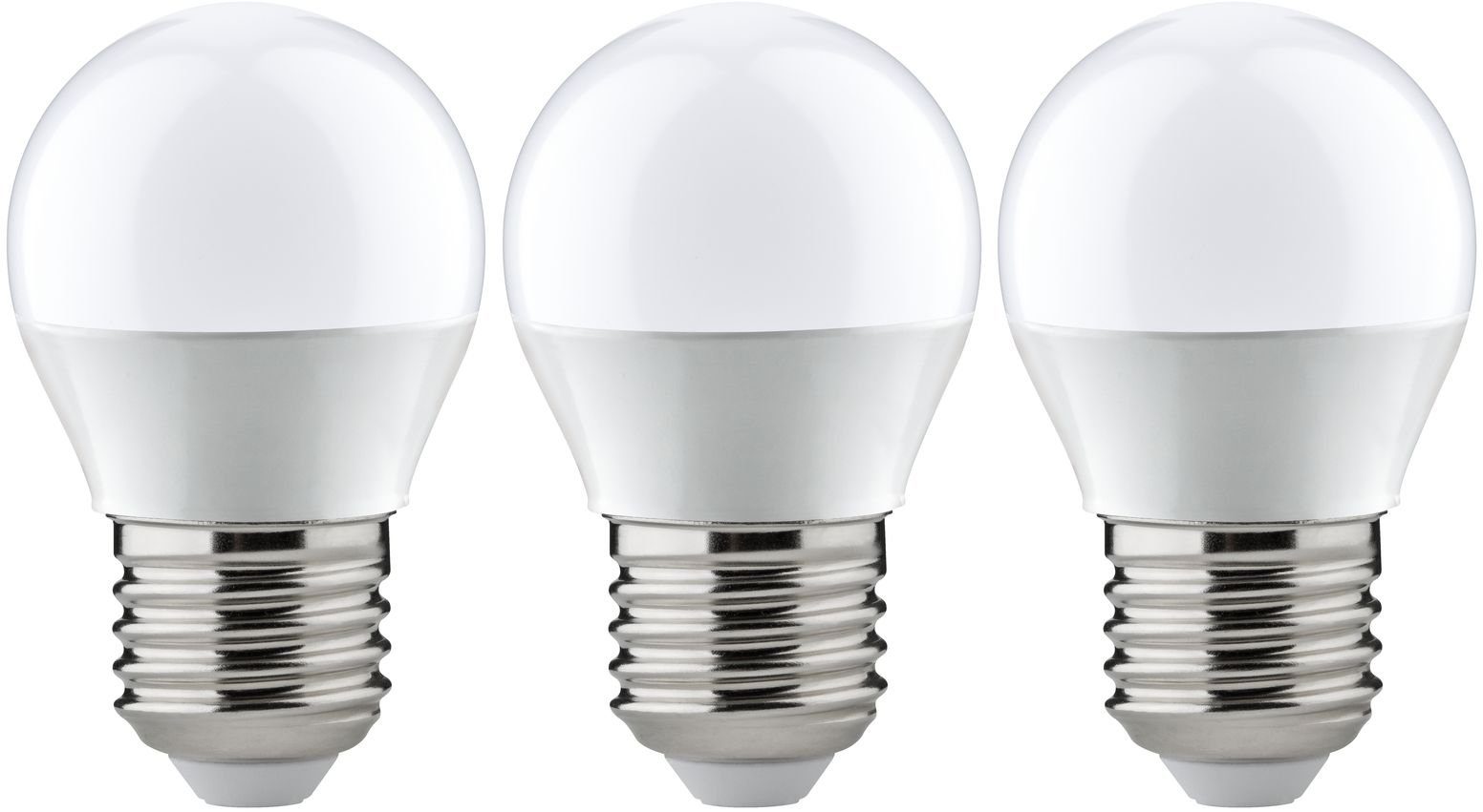 E27 LED-Leuchtmittel W St., 9 9er Pack Paulmann 2700K, E27, Tropfen Warmweiß 5,5