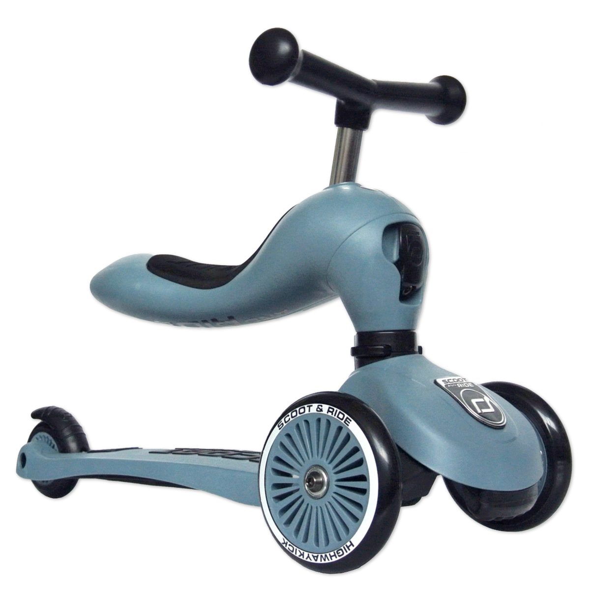 Kickboard Scoot und Ride Kinderfahrzeug und Blueberry Lauflernhilfe in 1 einem Lauflernhilfe Kickboard, and Lauflernhilfe - Highwaykick