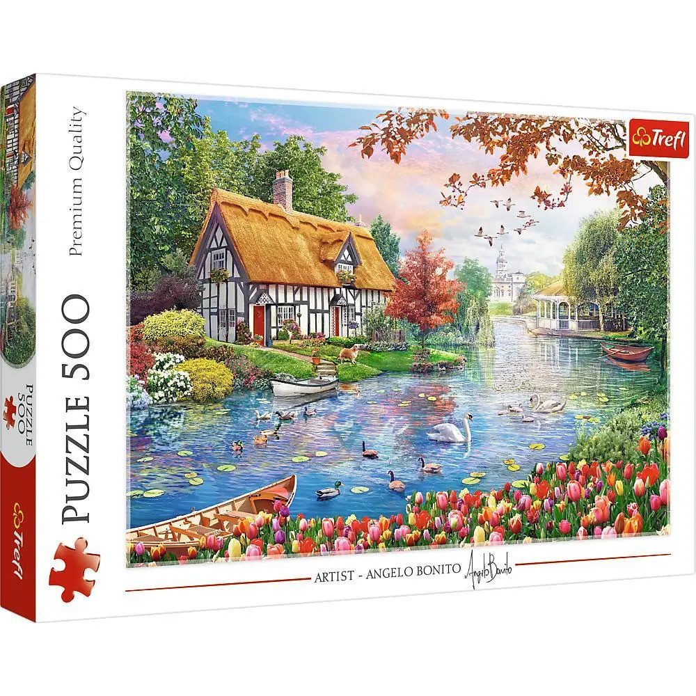 Trefl GmbH Puzzle Puzzles - "500" - Stille Oase, 500 Puzzleteile günstig online kaufen