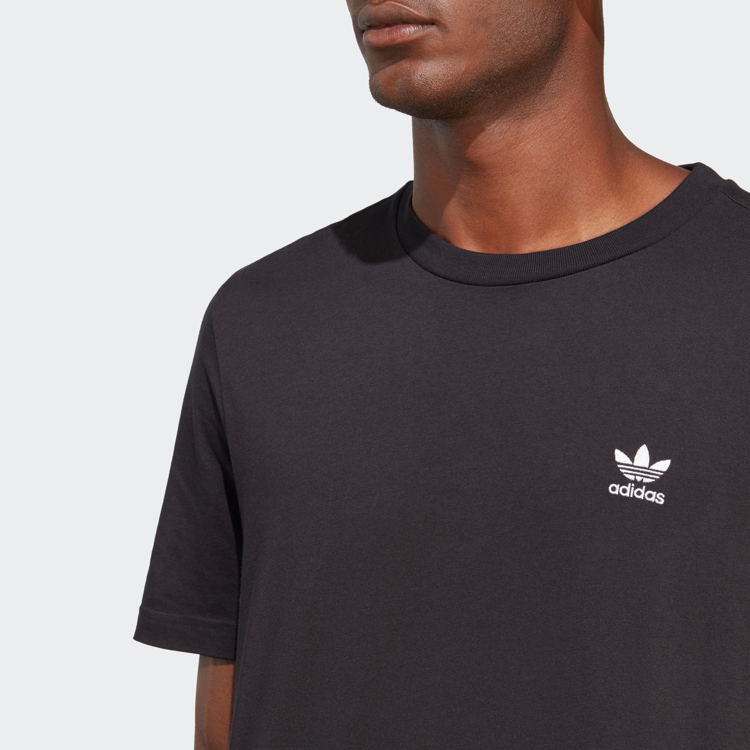 ESSENTIALS TREFOIL Black T-Shirt adidas Originals