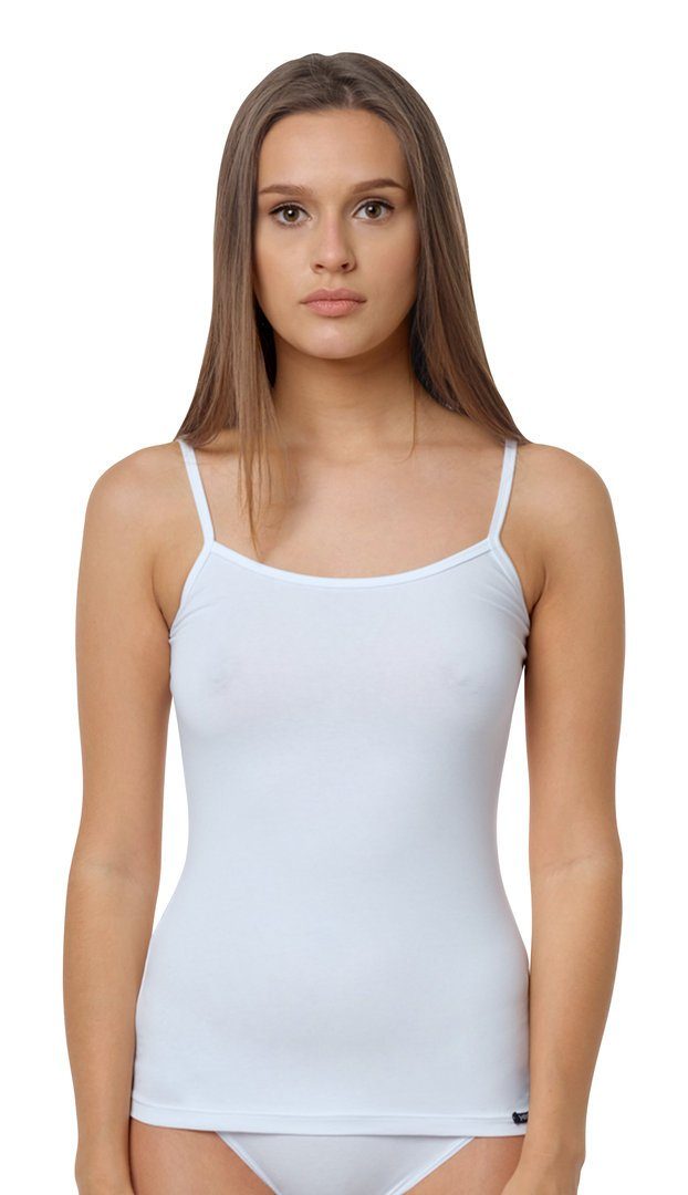 Unterhemd weiss Yenita® in angenehmer Modern-Collection Baumwollqualität (2-St)