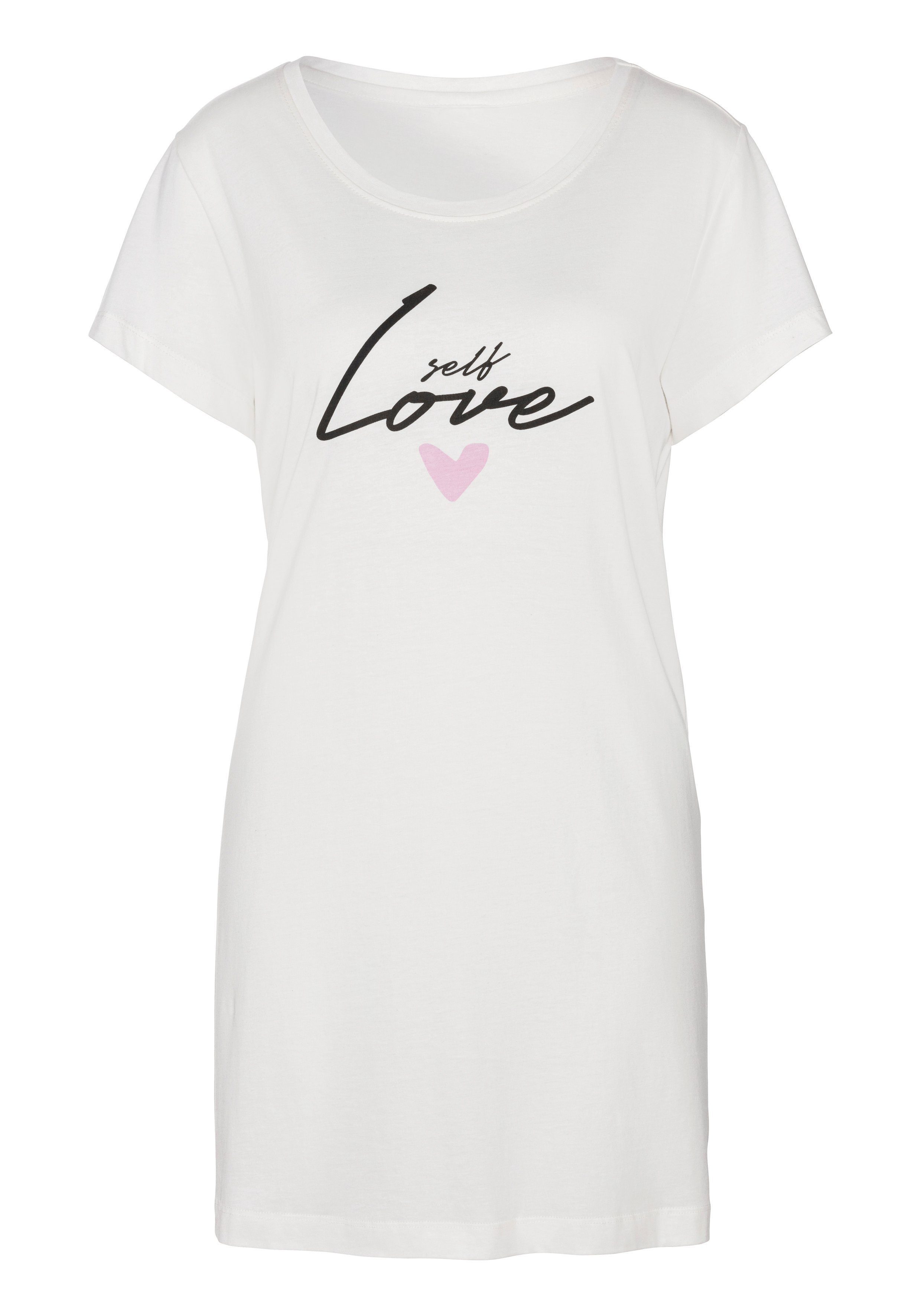 s.Oliver Sleepshirt (1-teilig) mit Herzmotiven günstig online kaufen