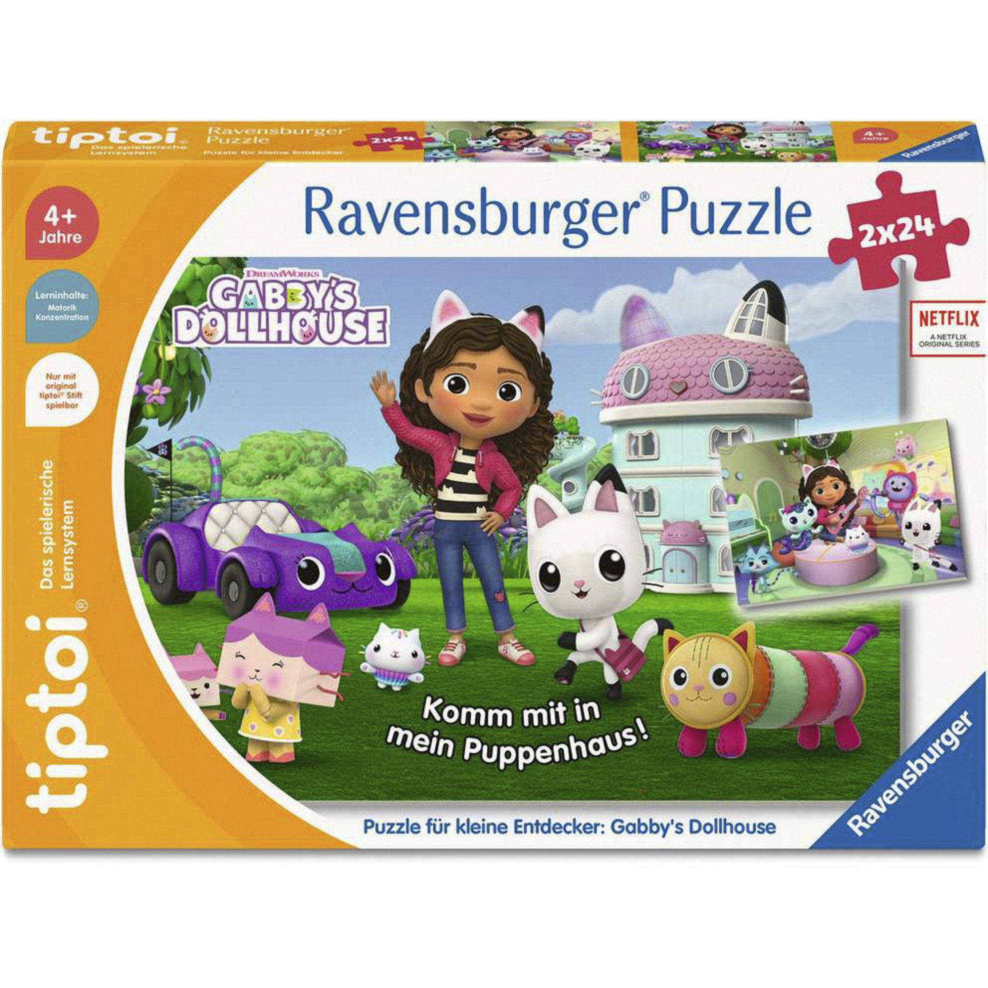 Ravensburger Puzzle Ravensburger tiptoi Puzzle für kleine Entdecker:, 24 Puzzleteile