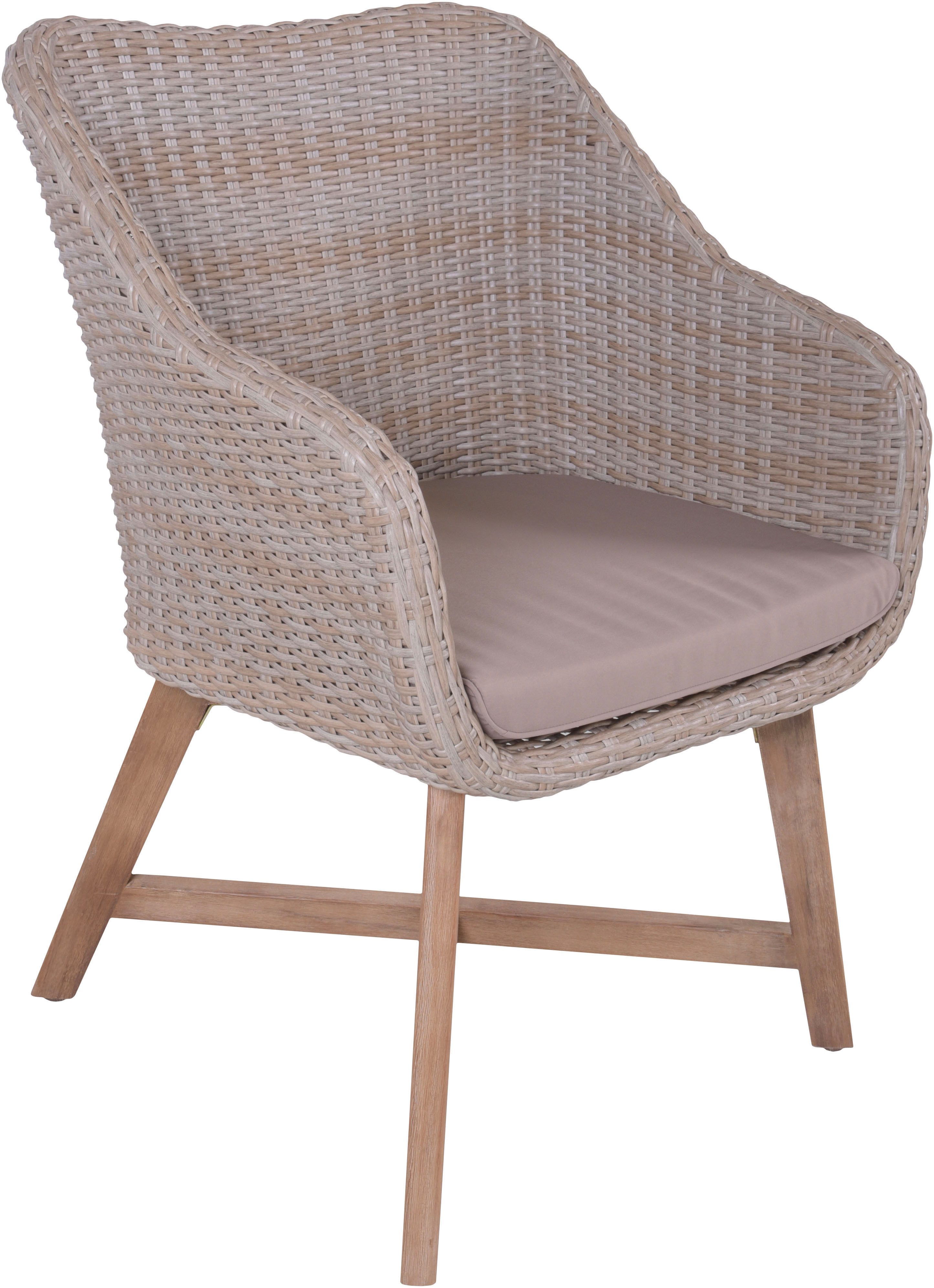 Garden Pleasure Gartenlounge-Sessel OAKLAND (Set, 4-St), inkl. Auflagen