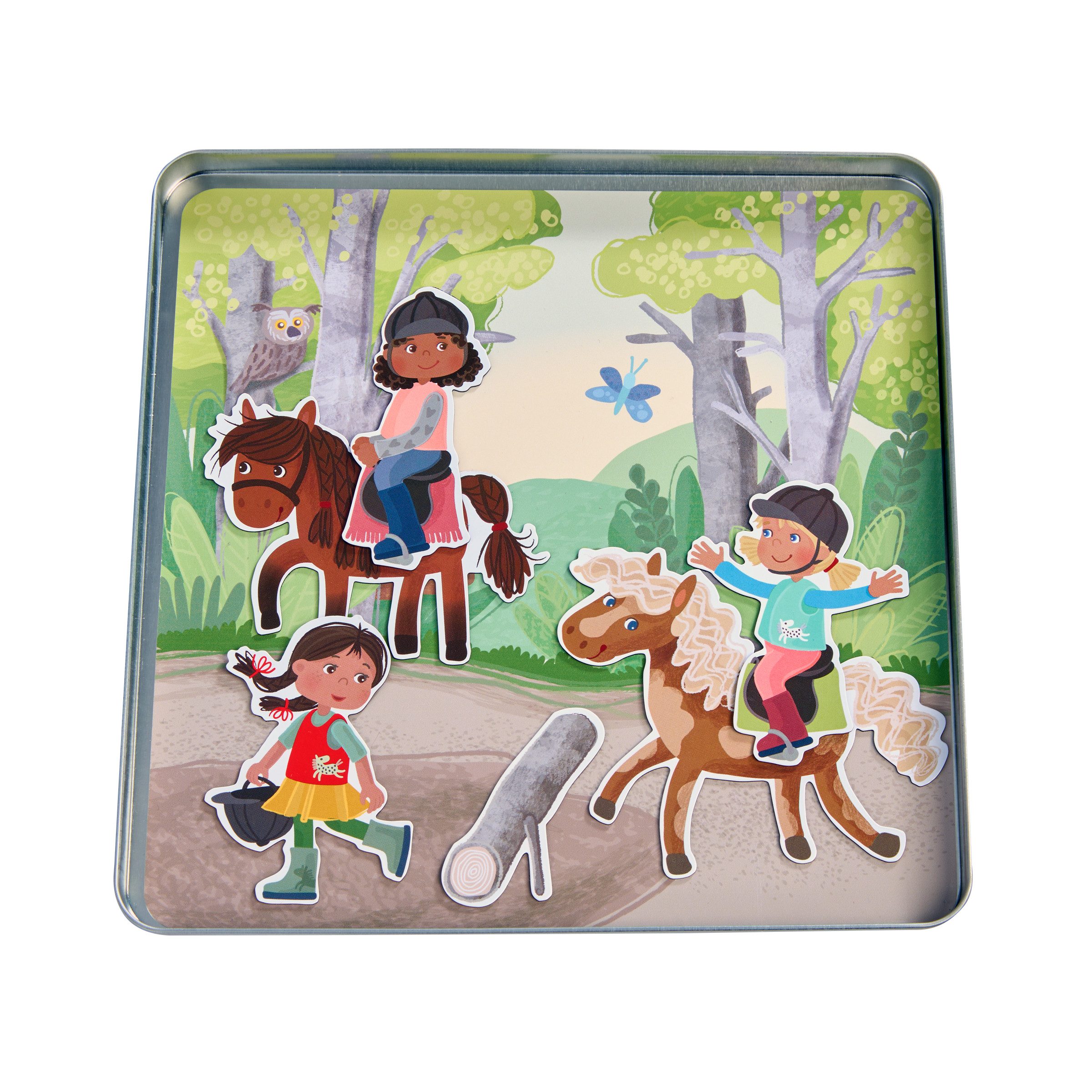 Haba Spiel Magnetspiel-Box Pferde, Kinderspiel