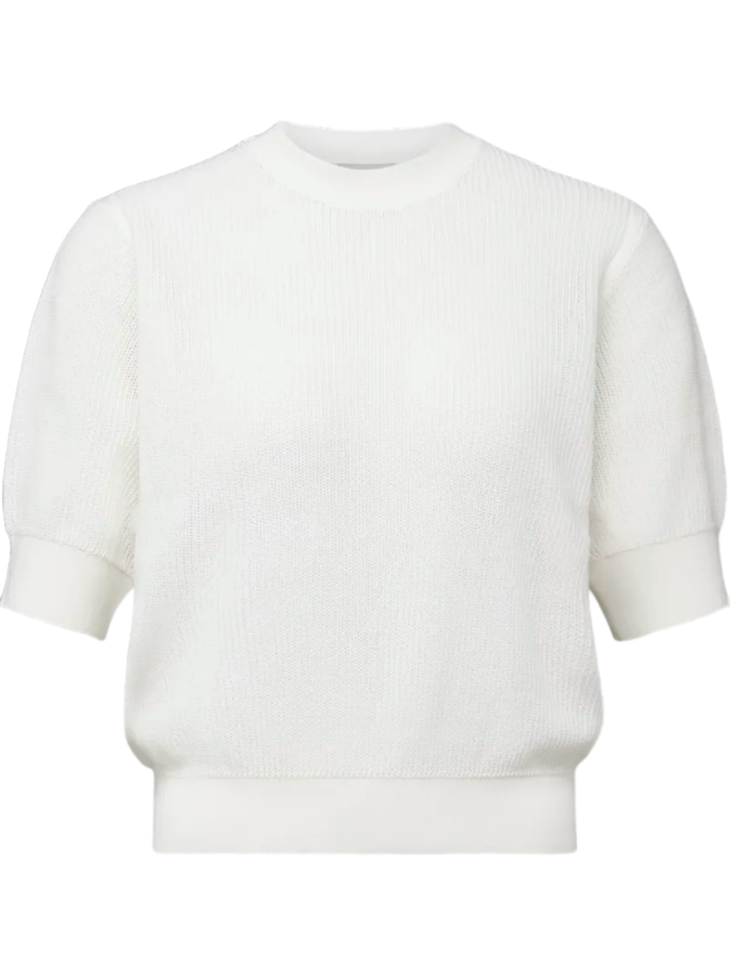 Drykorn Strickpullover weiß,Casual,Baumwolle,Unifarben,Rundhals,Kurz,Relaxed Fit