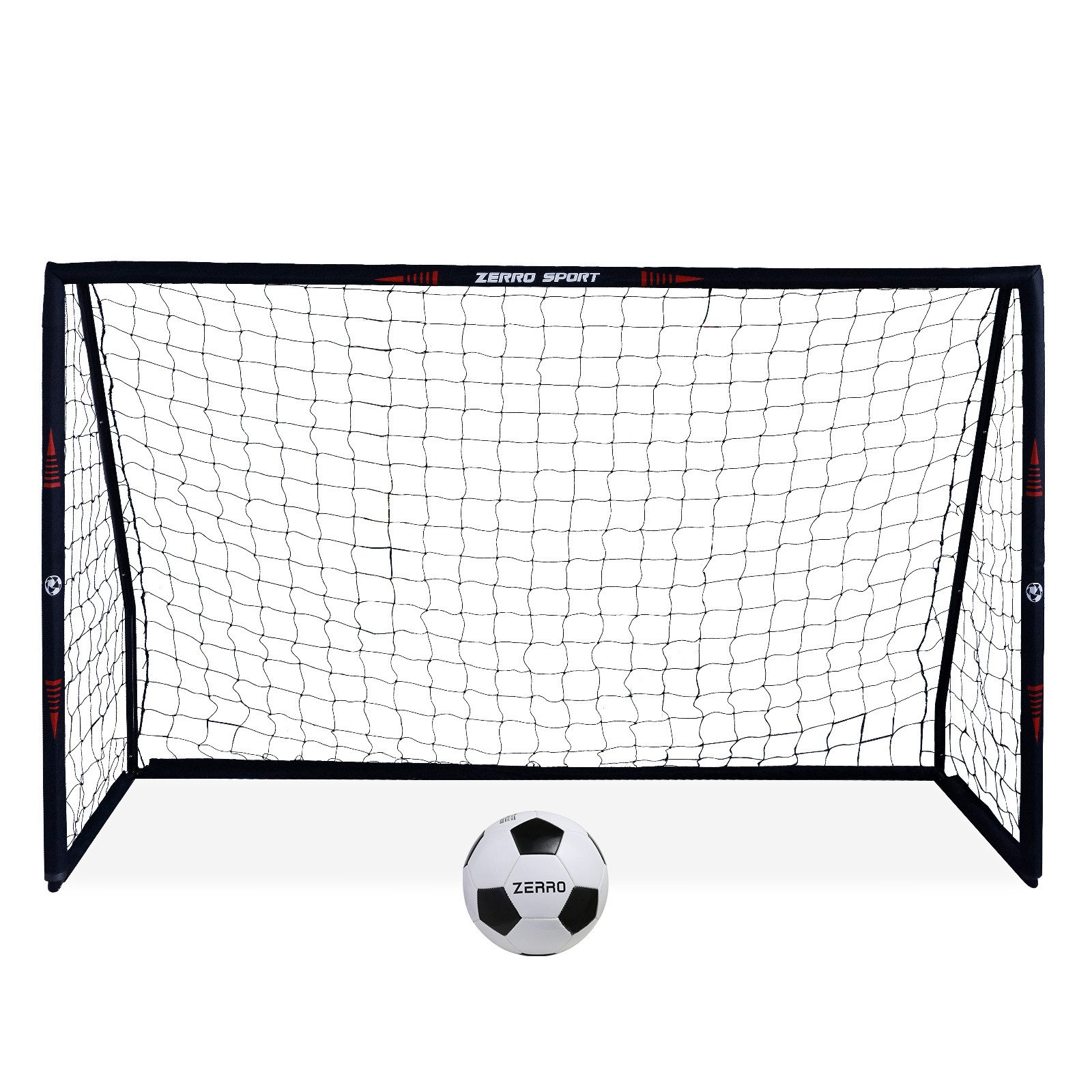 CCLIFE Fußballtor Fussballtor Outdoor mit Fußball für Erwachsene Kinder, B×L×H:85×160×240cm mit Torwand und Fußball