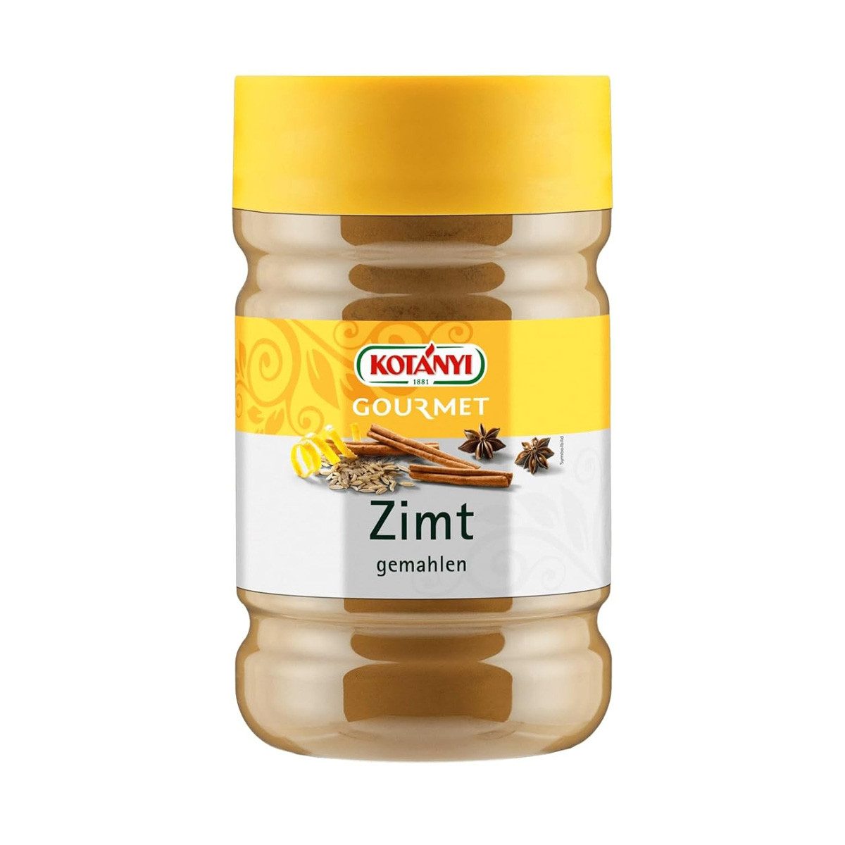 KOTANYI Gewürz, Kotanyi Zimt gemahlen Gewürze für Großverbraucher und Gastronomie 600g