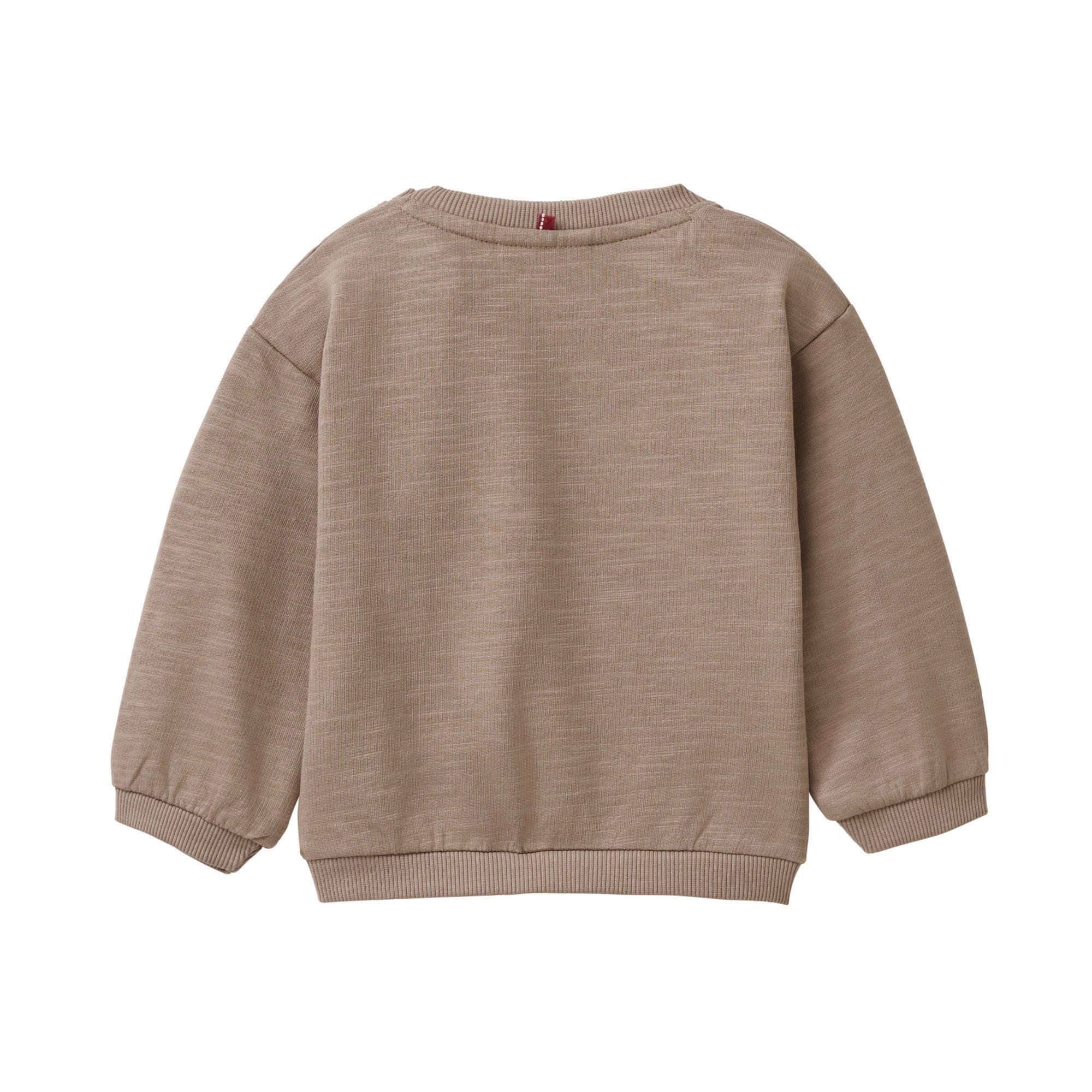 People Wear Organic Sweater braun uni, "Hund" – Bild 2 von 2