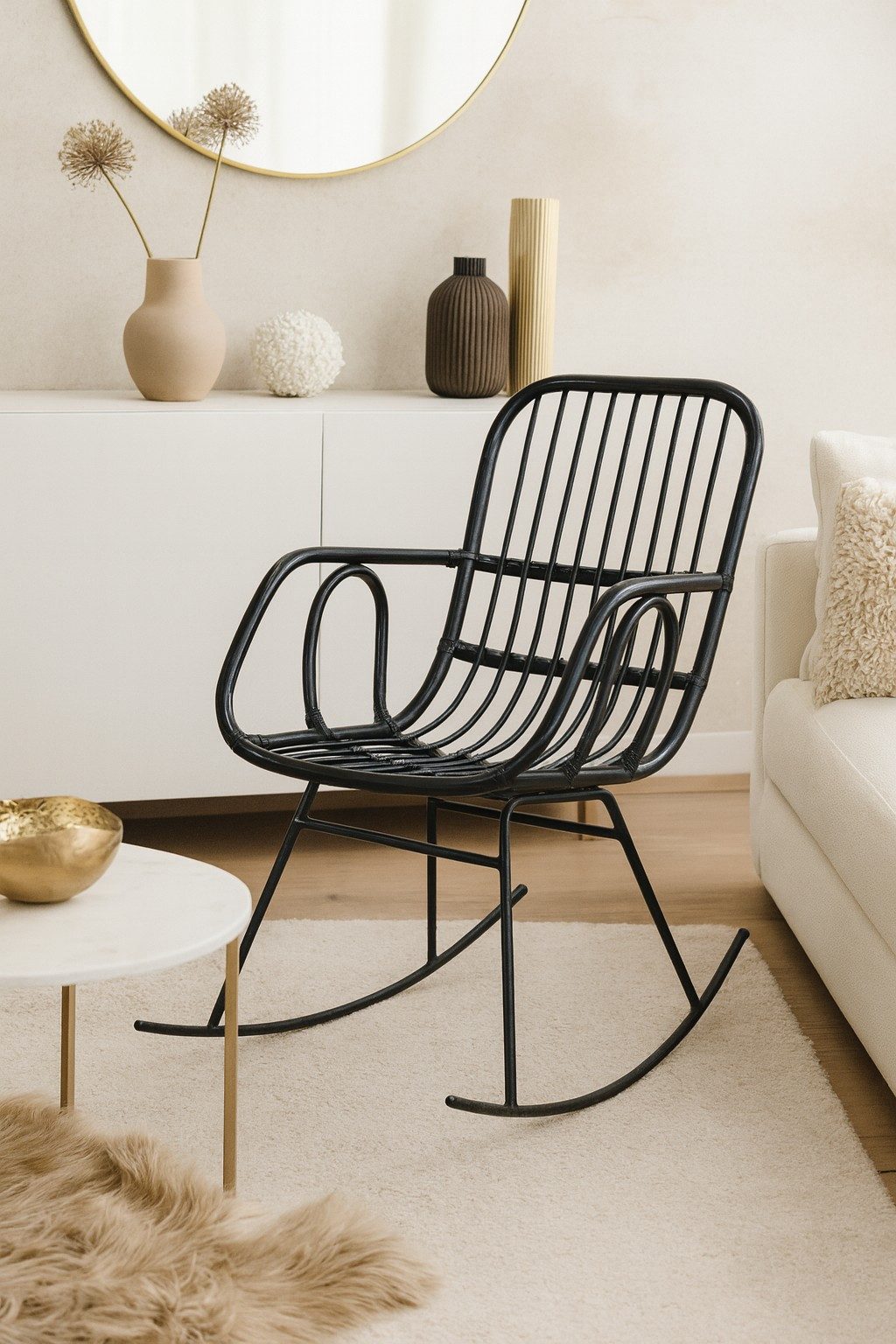 moebel-direkt-online Schaukelsessel Sonja