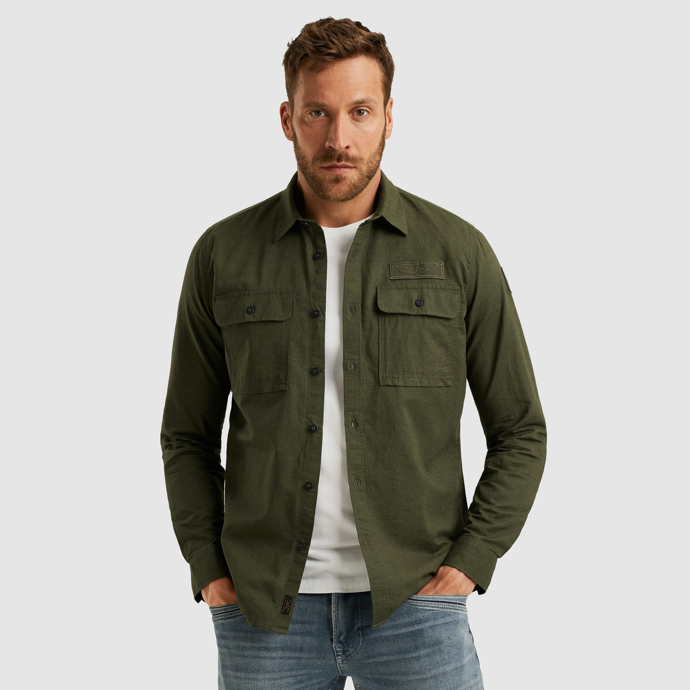 PME LEGEND Langarmhemd Long Sleeve Shirt günstig online kaufen