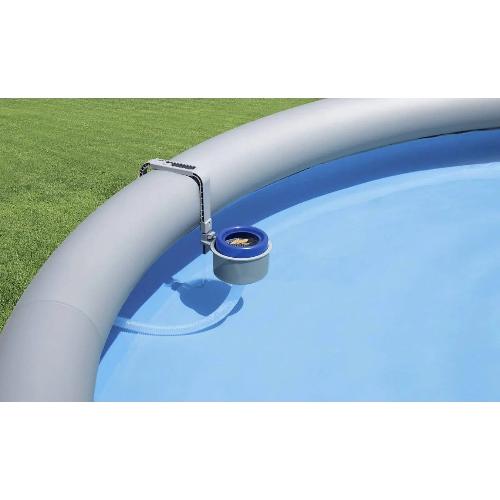 BESTWAY Skimmer Oberflächenabsauger Beckenskimmer Poolreinigung (Spar-Set, 1 St., 62 x 20 cm verstellbar), verstellbarer Arm, Doppelfunktion, korrosionsbeständig