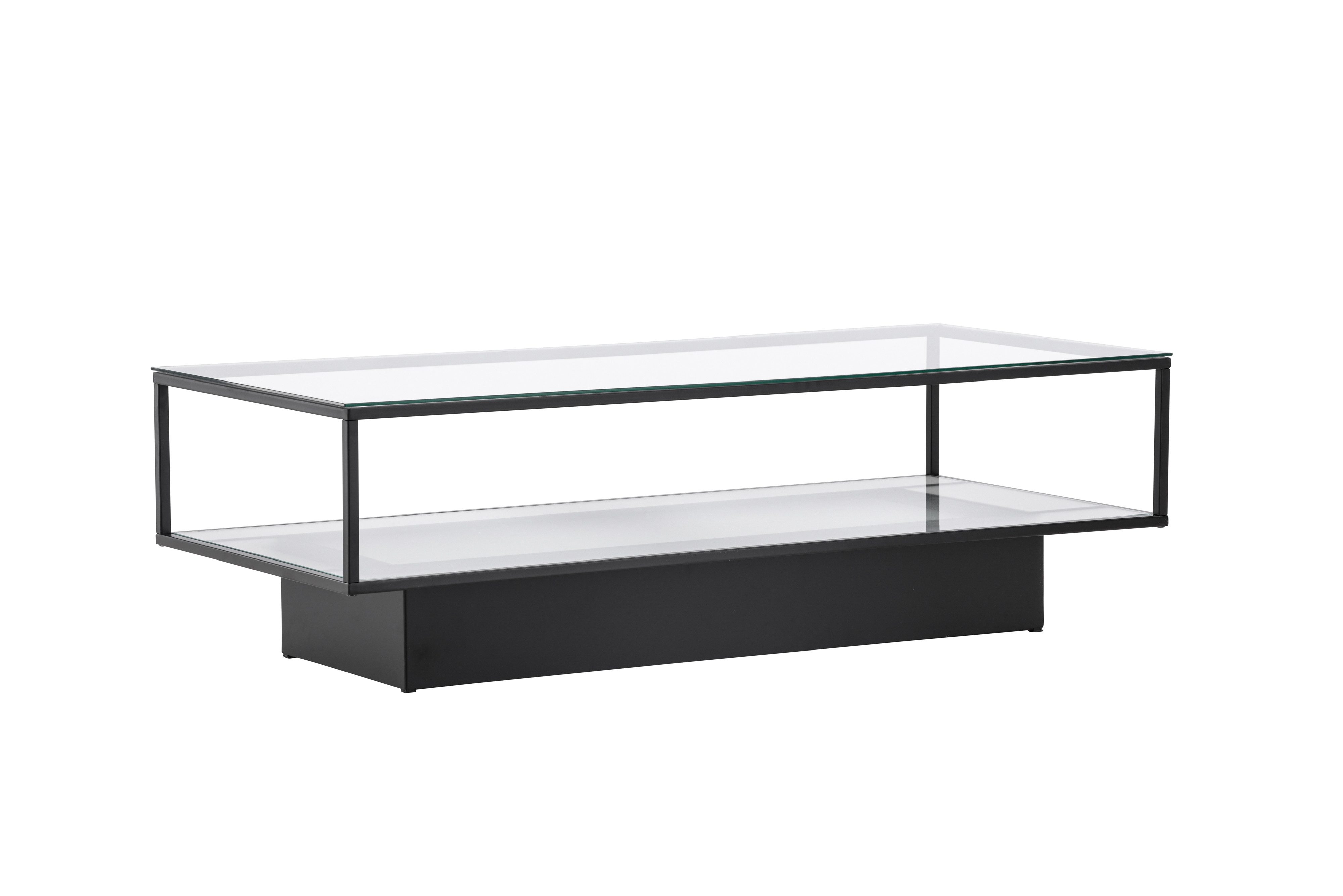 Venture Home Couchtisch Maglehem Couchtisch mit Ablage 60x130 cm Glas. (1-St). Reduzierter Preis € 515,95. Unverbindliche Preisempfehlung € 769,95