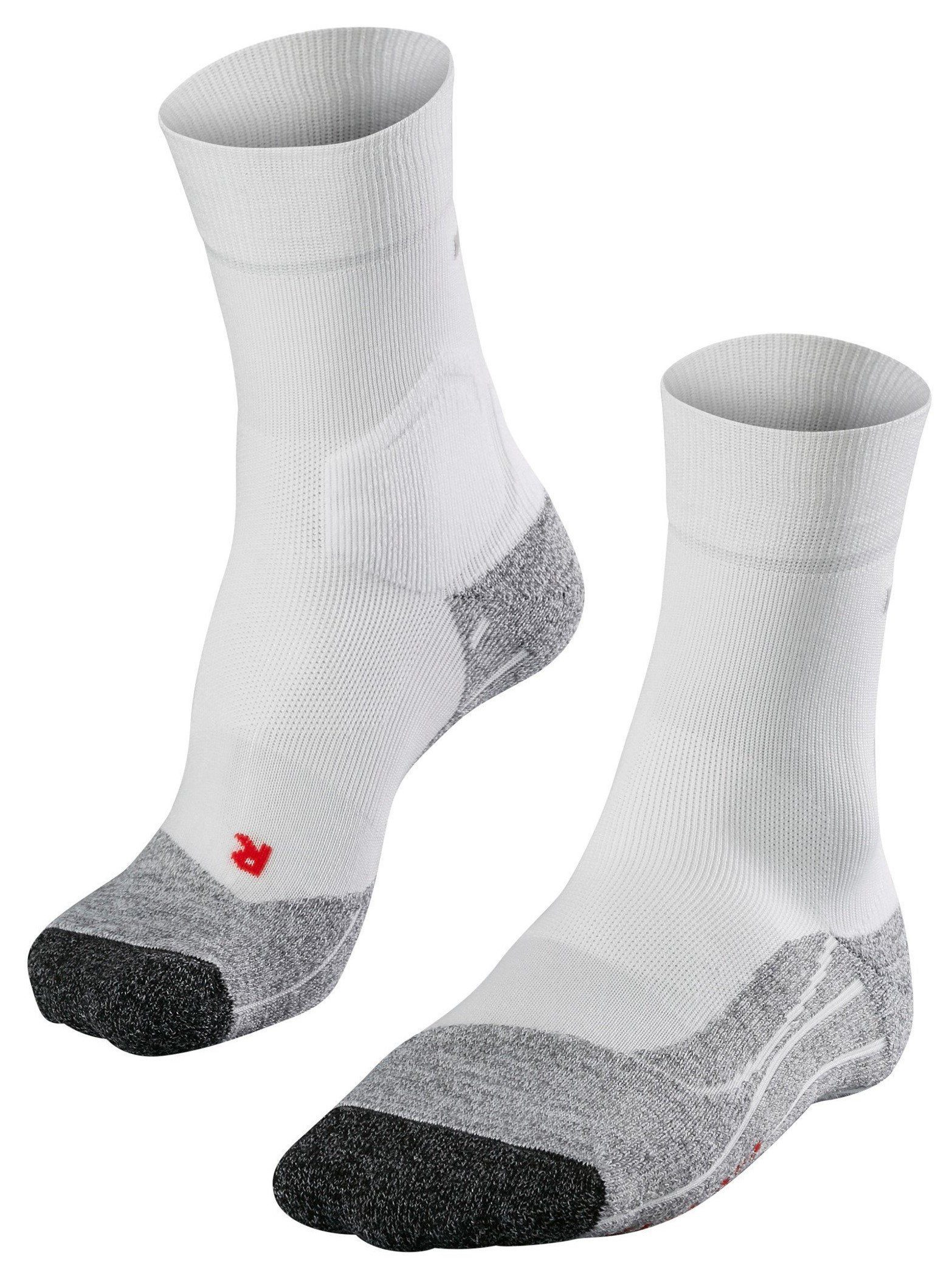FALKE Laufsocken RU3 (starke Dämpfung) weiss/grau Herren - 1 Paar
