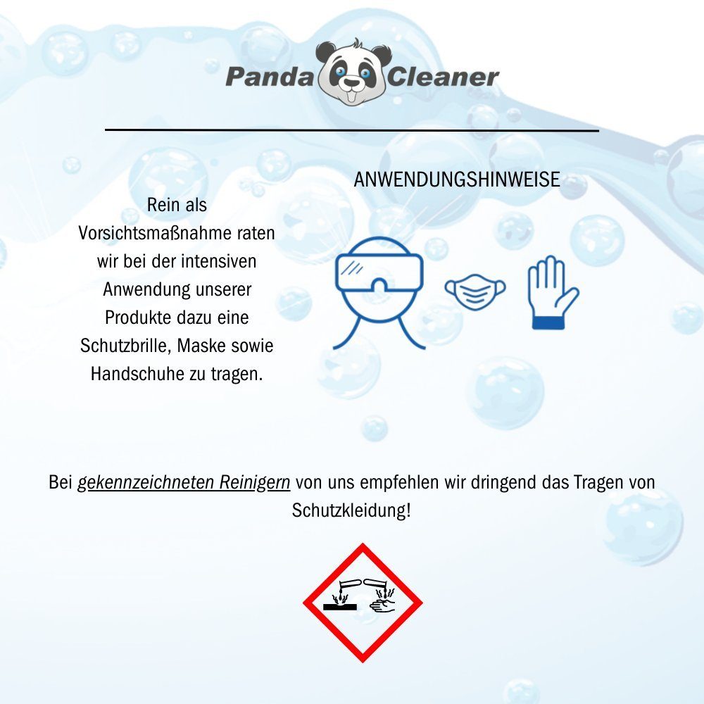 1l) Reiniger PandaCleaner Kunststoffreiniger (Set, Sprühkopf x Konzentrat Nikotin 1 + Nikotin-Entferner [2-St. - Reiniger -