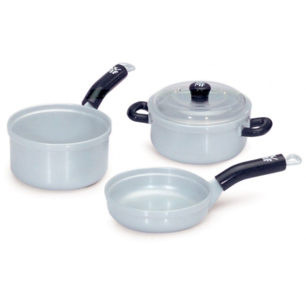 Klein Kinder-Küchenset WMF - Pfannen- und Topfset - grau