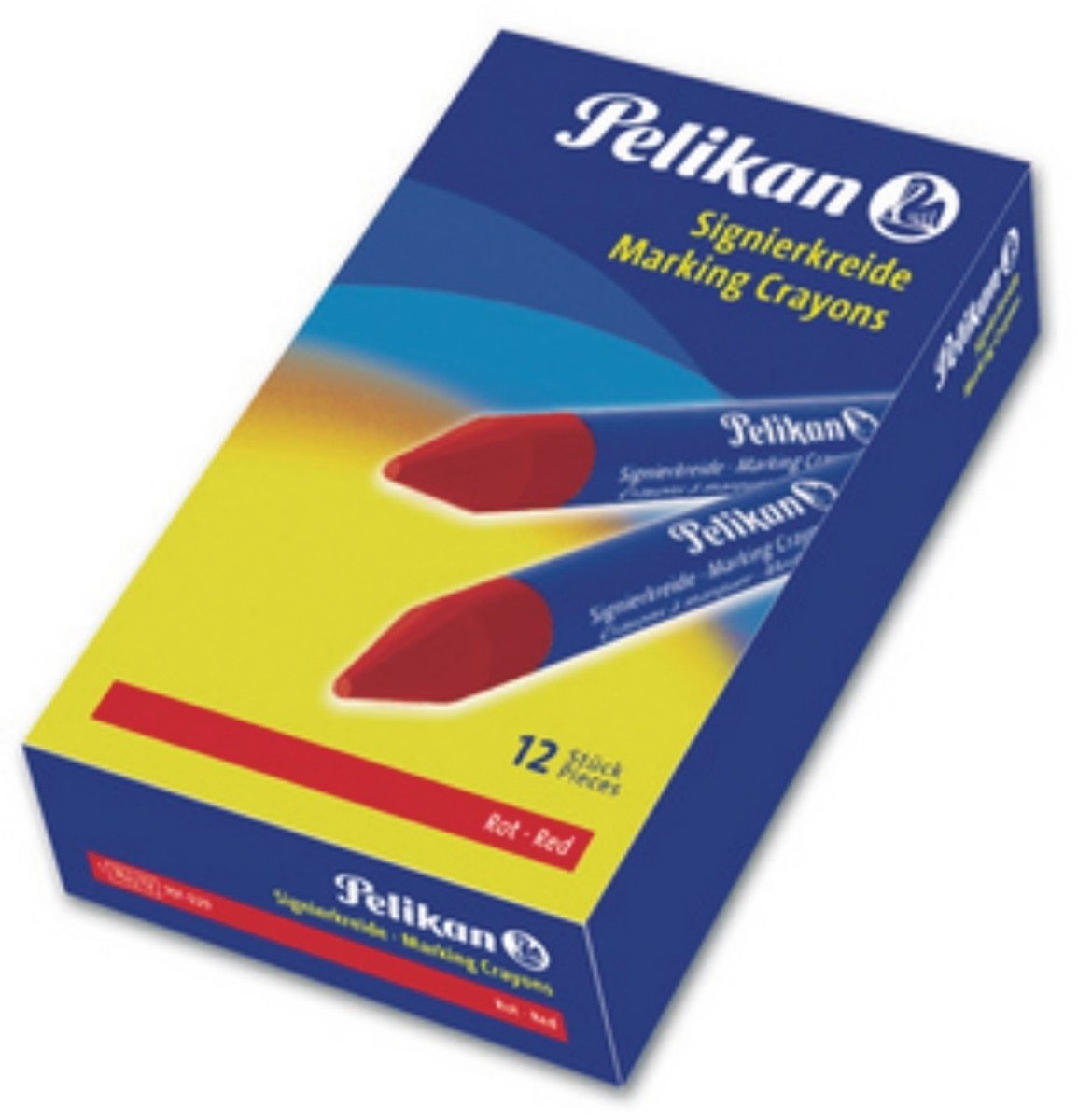 Pelikan Maltuch Signierkreide 762/12 rot 12 Stifte (60 Stück)