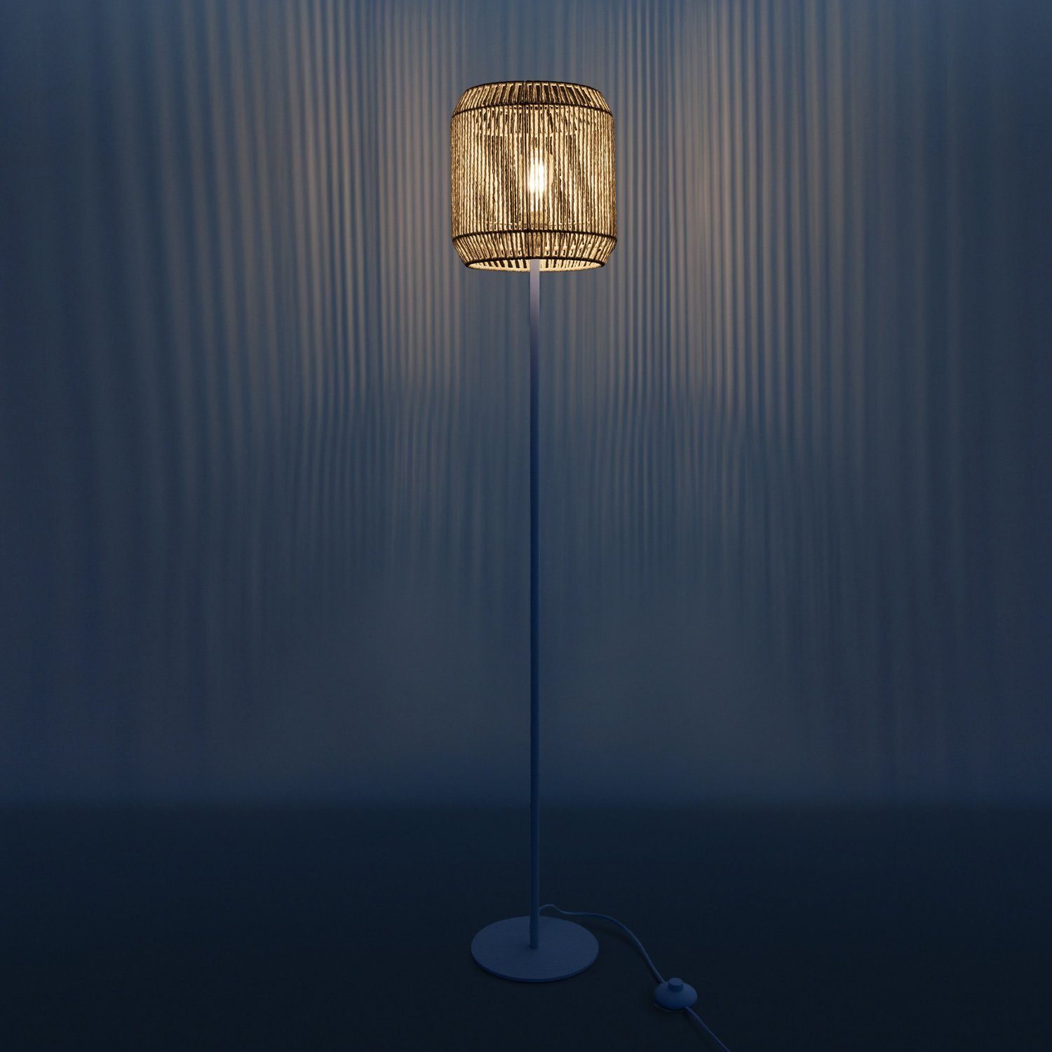 Paco Home Stehlampe Pedro, ohne LED Kinderzimmer Lama-Motiv, Lampe Leuchtmittel, E27 Deckenlampe Kinderlampe