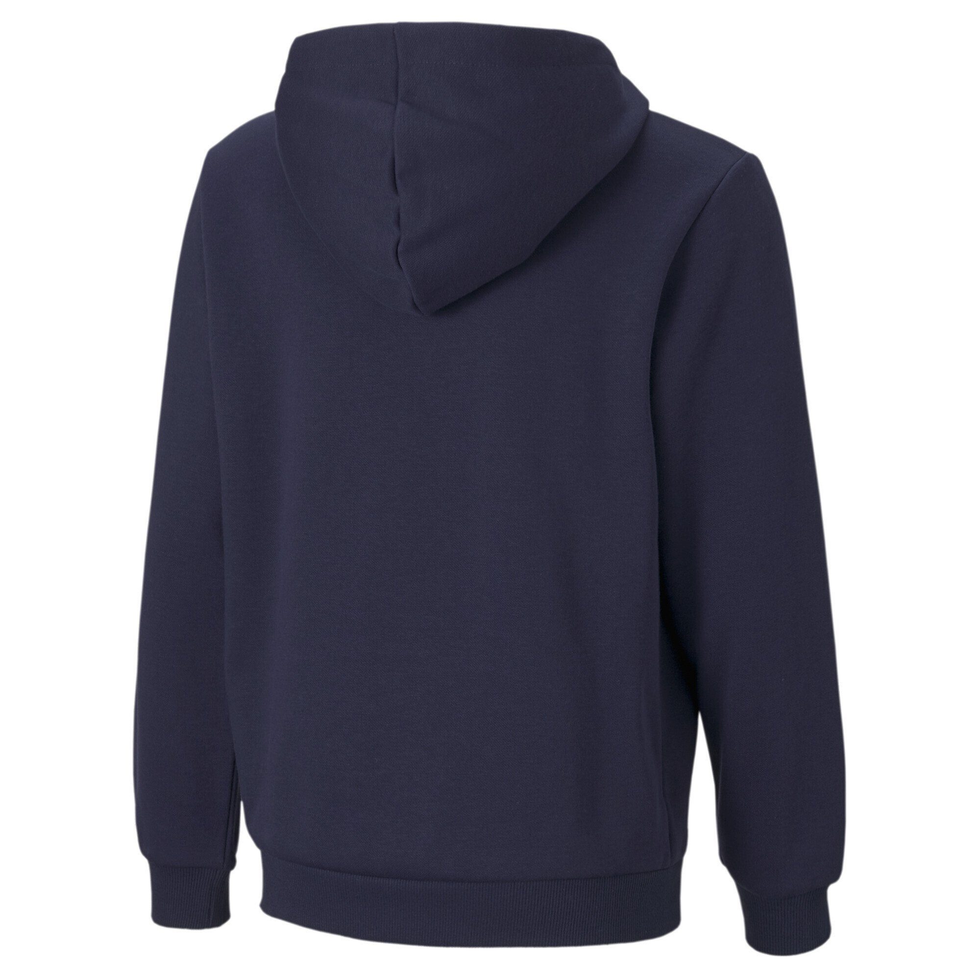 PUMA Sweatshirt Essentials Hoodie Logo Peacoat Blue Jungen mit großem