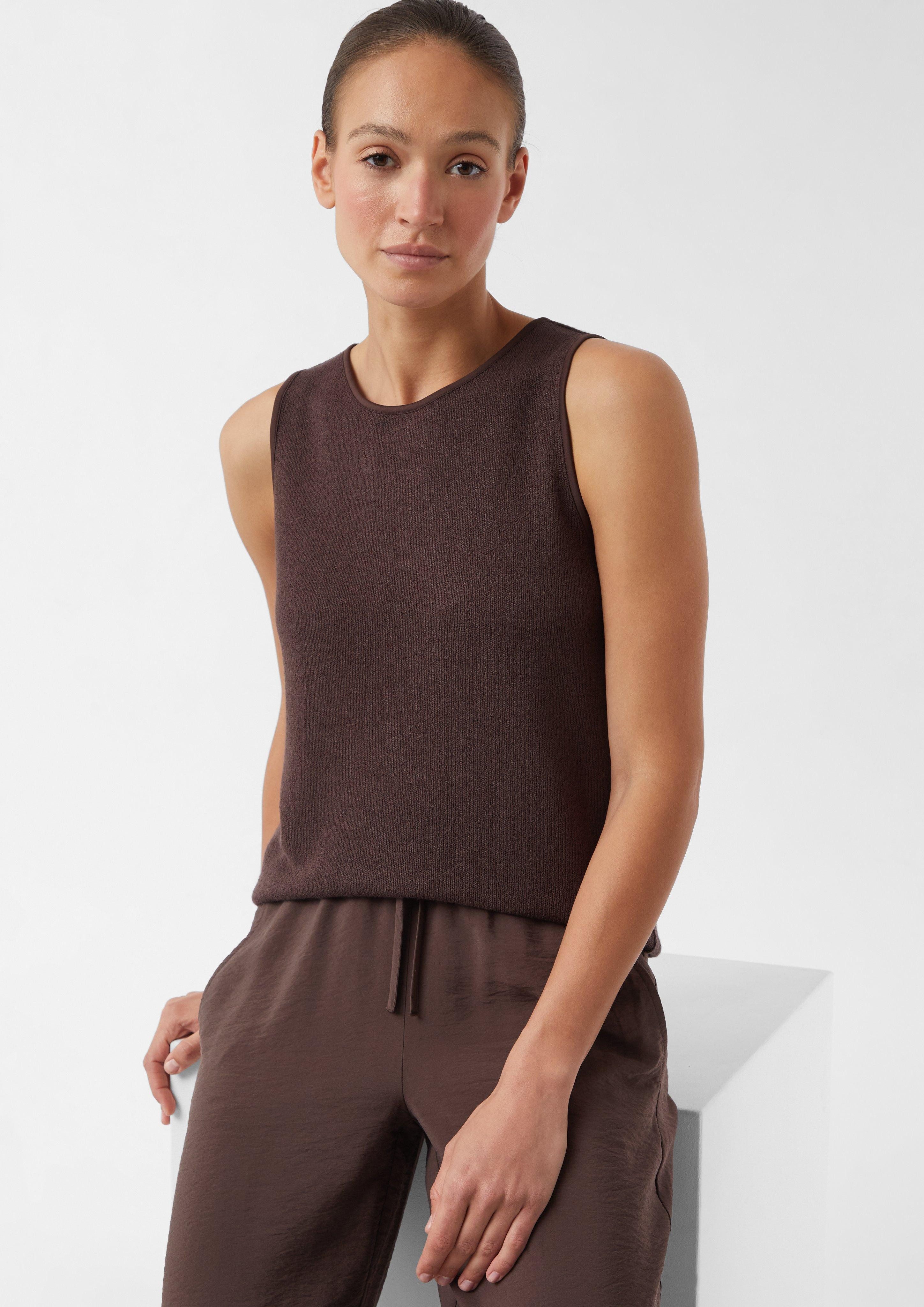 Shirttop Stricktop aus Viskosemix