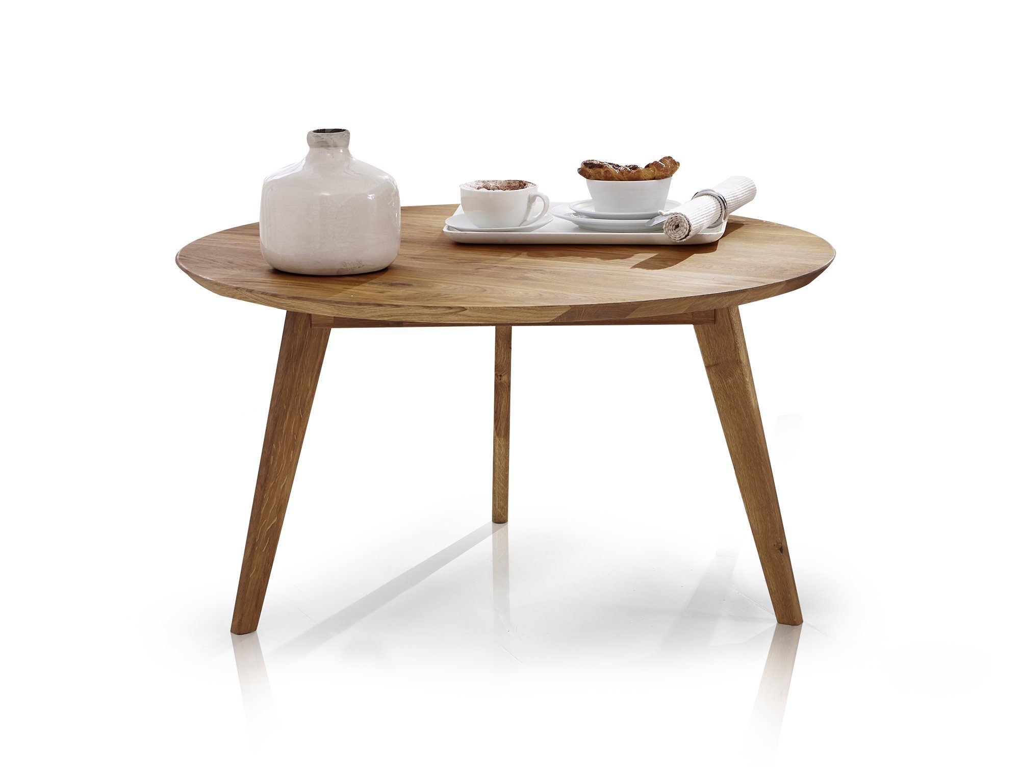 Moebel-Eins Couchtisch AUSTIN Couchtisch rund 70 cm, Material Massivholz, AUSTIN Couchtisch rund 70 cm, Material Massivholz