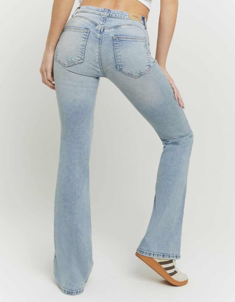 Tally Weijl Bootcut-Jeans SPADEELETRA2 Baumwollmischung, Mid Waist mit Flar günstig online kaufen