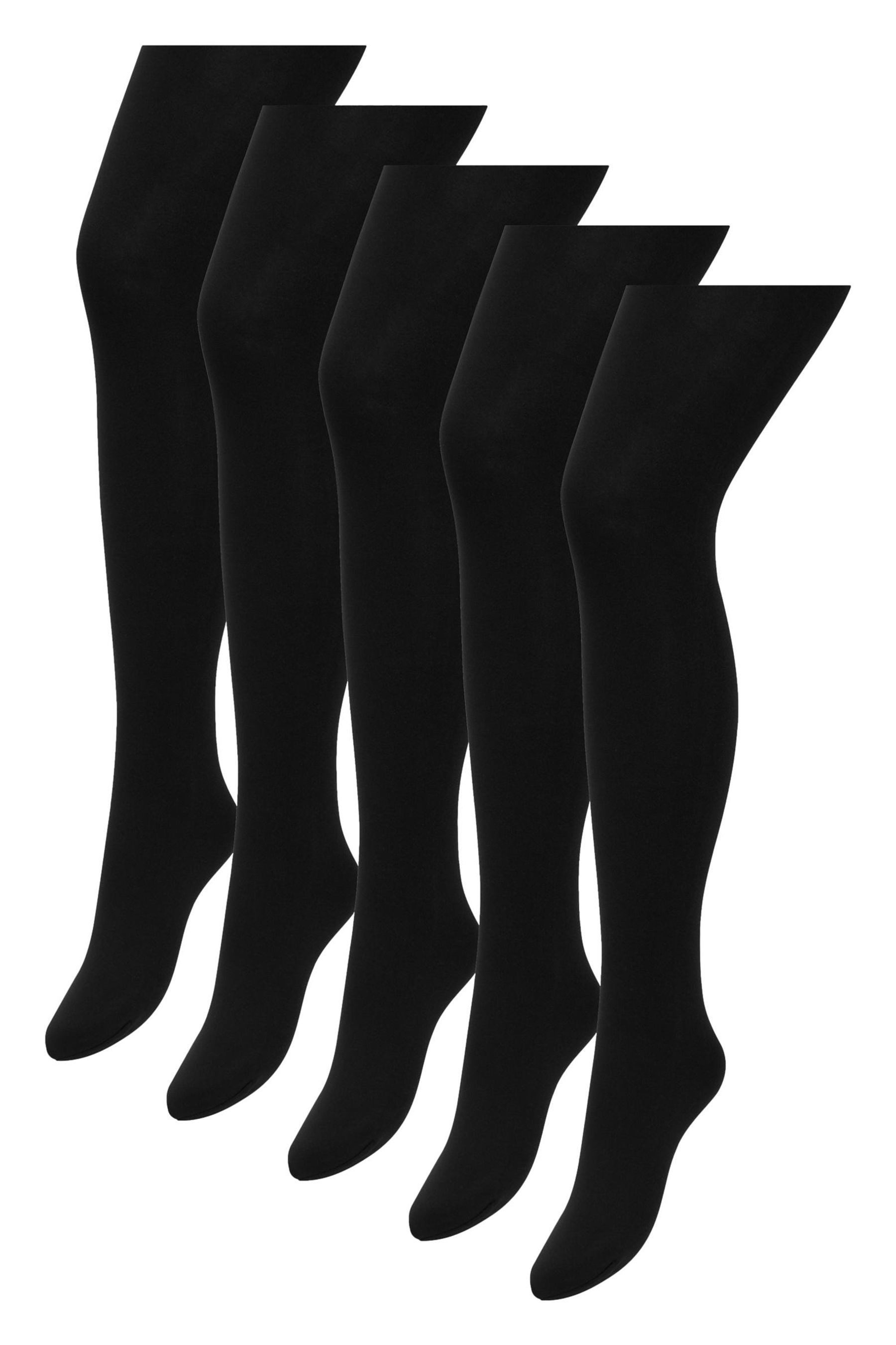 Next Strumpfhose Blickdichte 60 Denier Basic-Strumpfhose, 5er-Pack (5 St)