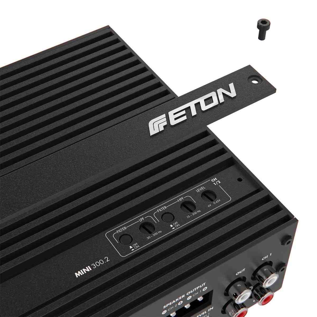 Eton Mini 150.4 4-Kanal Endstufe MINI CLASS-D VERSTÄRKER Endverstärker (Anzahl Kanäle: 4)