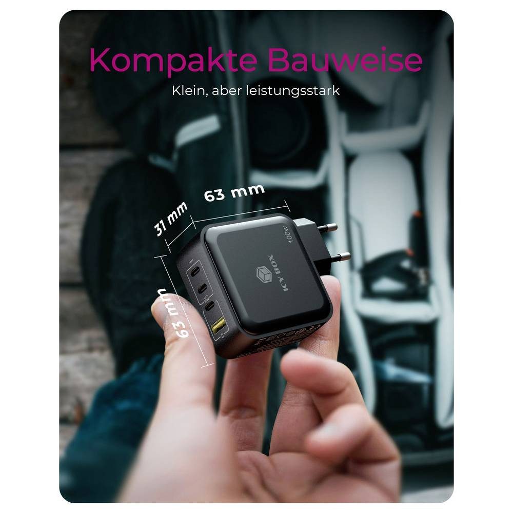 ICY BOX 61116 USB-Ladegerät