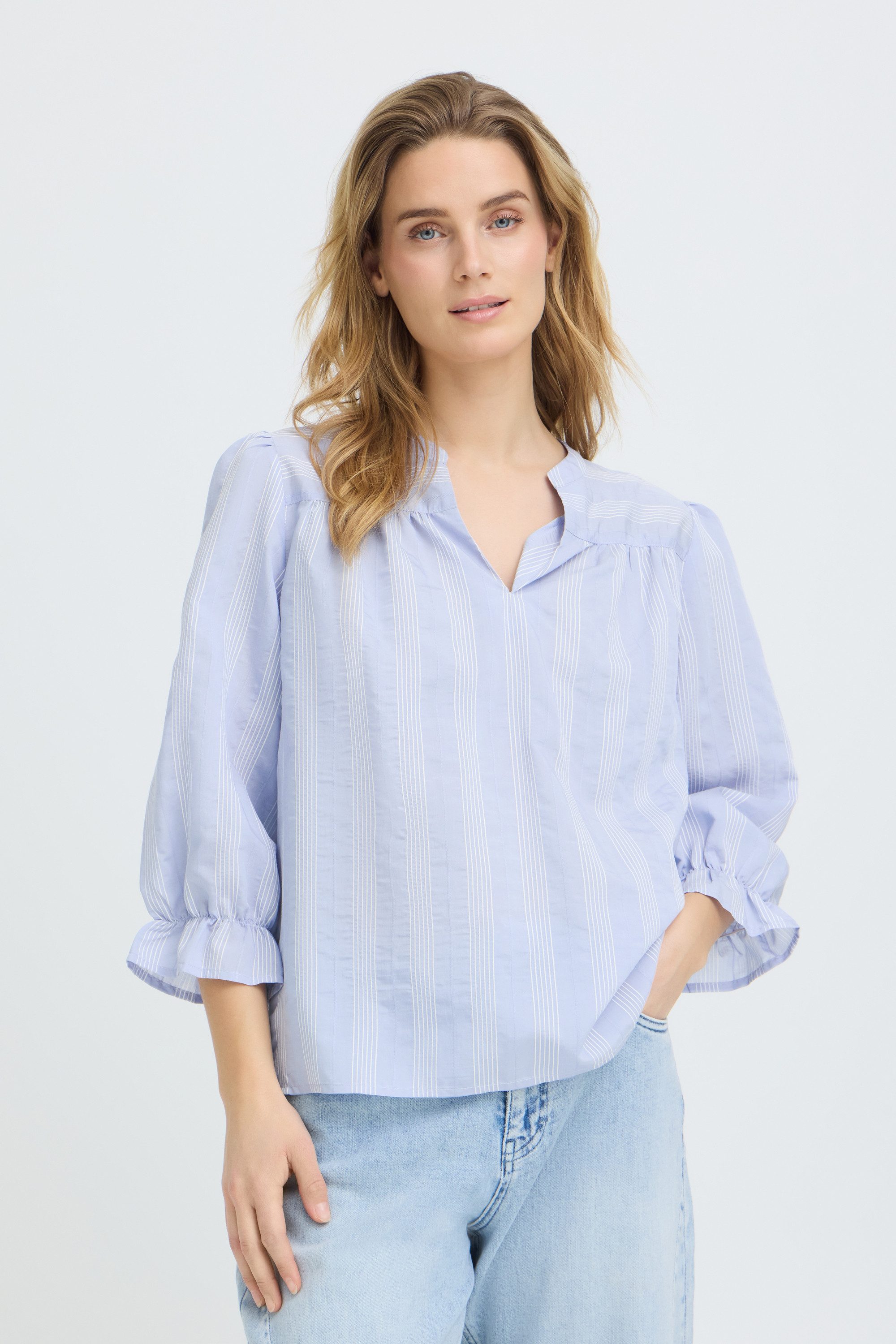 Pulz Jeans Langarmbluse Halblange Ärmel PZCHEILA