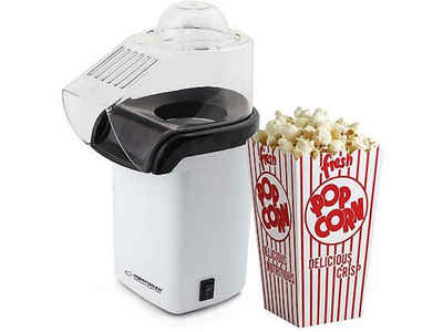 Esperanza Popcornmaschine Popcorn Maker -Heißluft Popcornmaschine ohne Öl, Popcorn mit heißer Luft, ohne zusätzliche Fette oder Öl