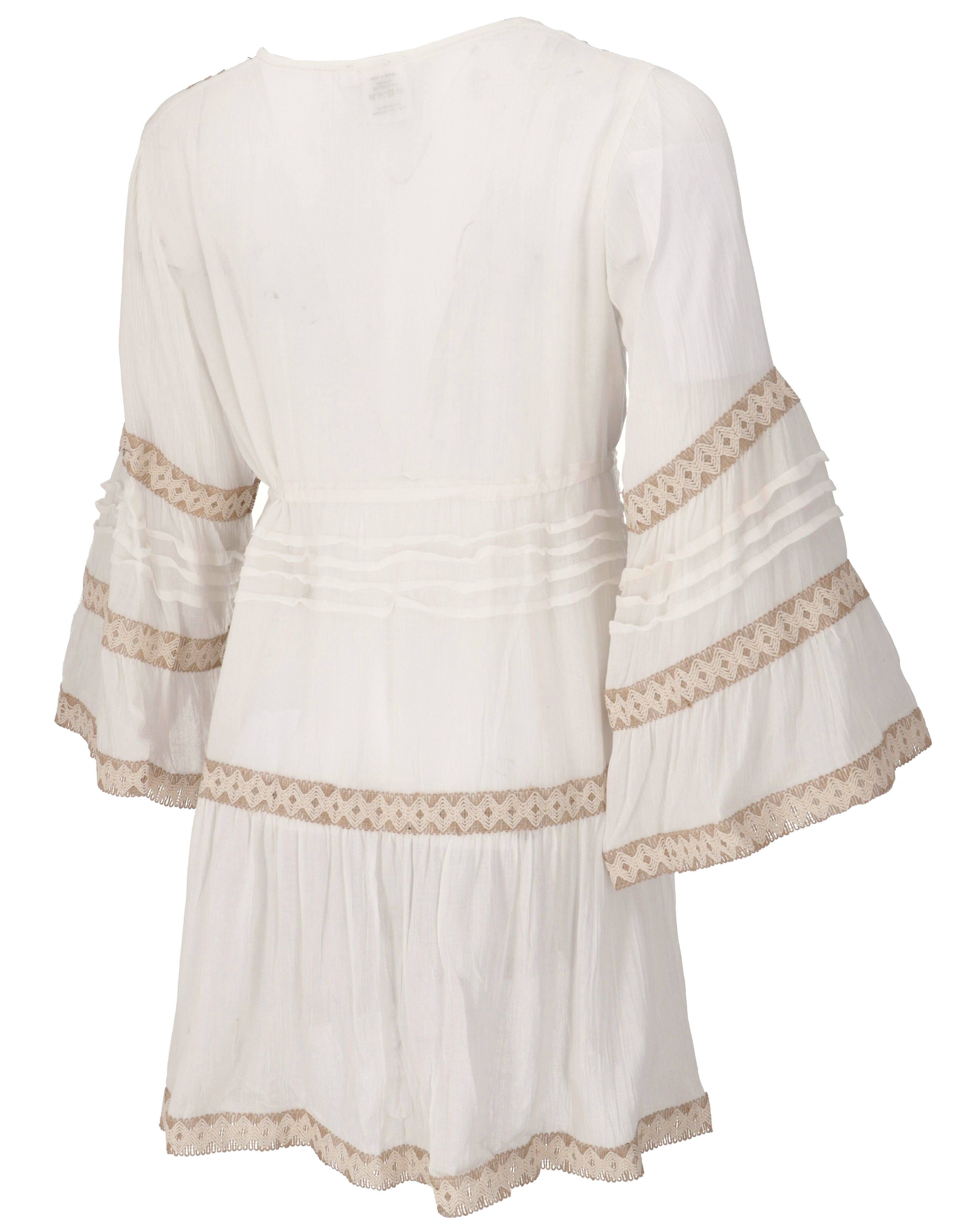 Guru-Shop Longbluse Boho Krinkelbluse, bestickte Hippie Tunika -.. alternat günstig online kaufen