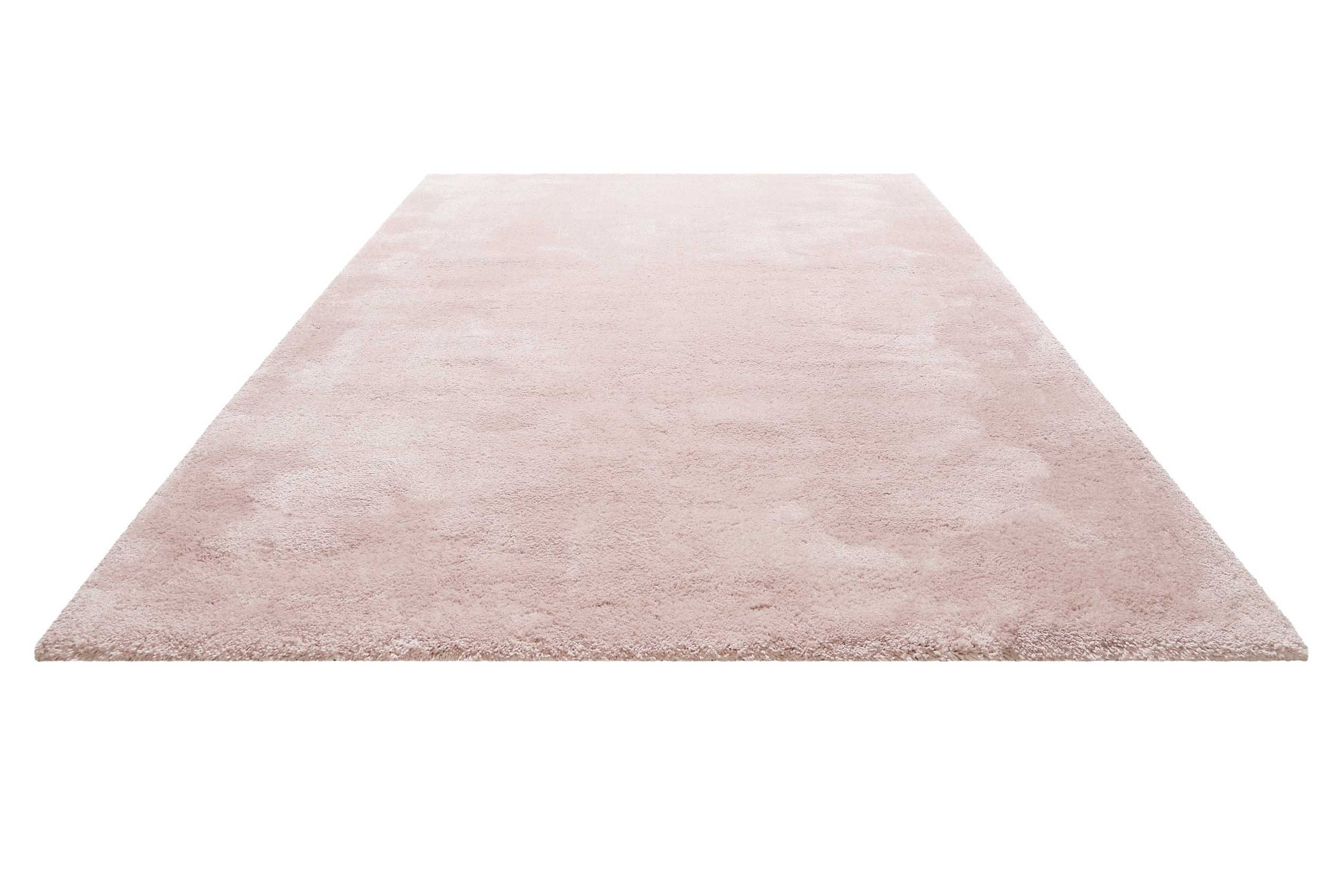 Homie Living Teppich Pisa, rund, Höhe: 25 mm, Hochflor, Microfaser, uni, weich, Shaggy, Wohnzimmer, Schlafzimmer