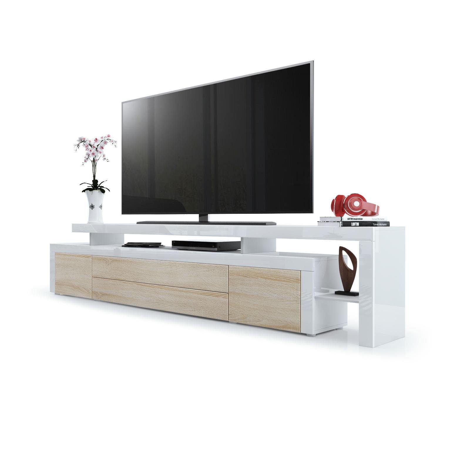 Vladon Lowboard Leon (TV-Kommode, mit zwei günstig online kaufen