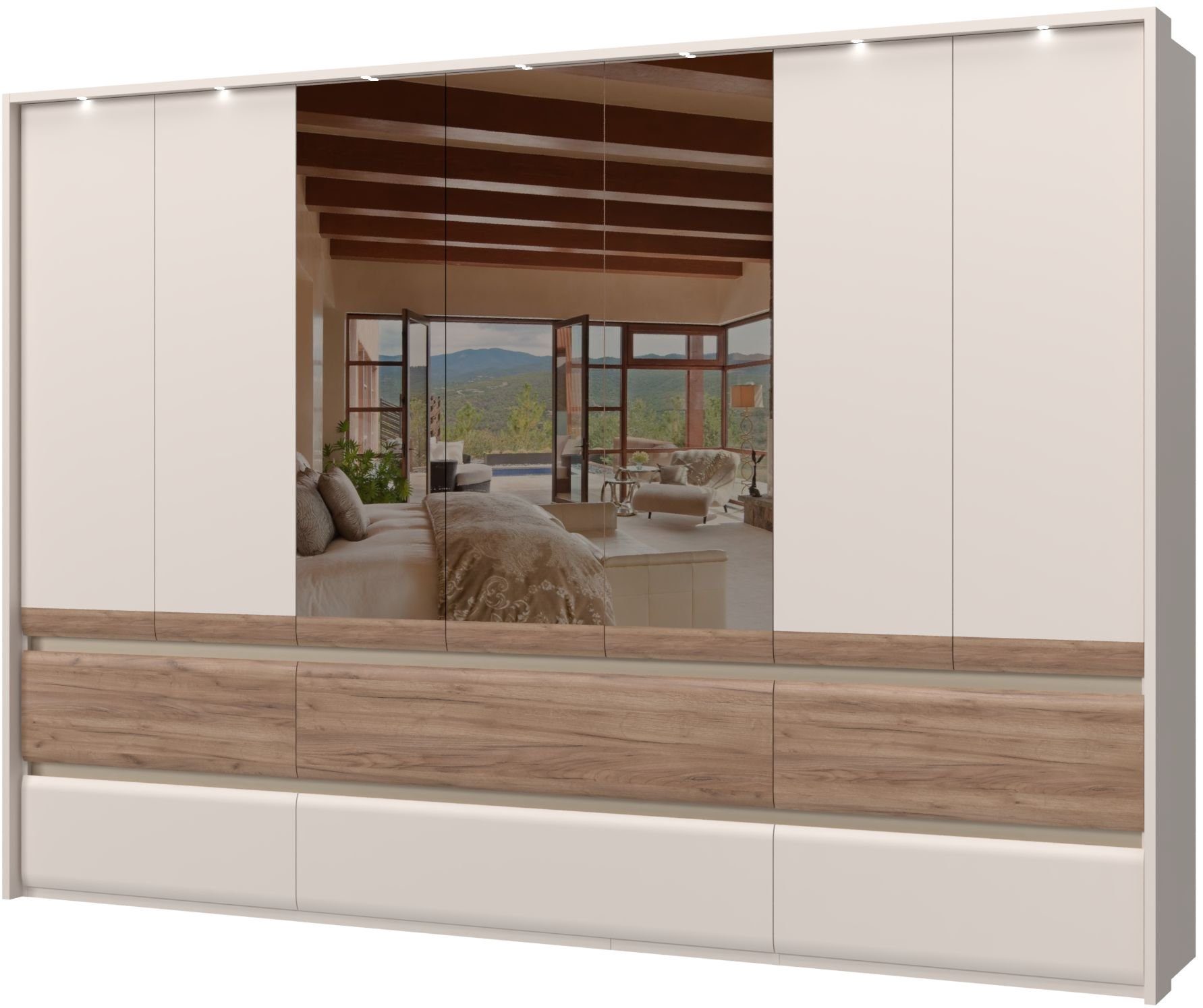 Places of Style Kleiderschrank "Invictus, UV lackiert, FSC-zertifiziert, gr günstig online kaufen