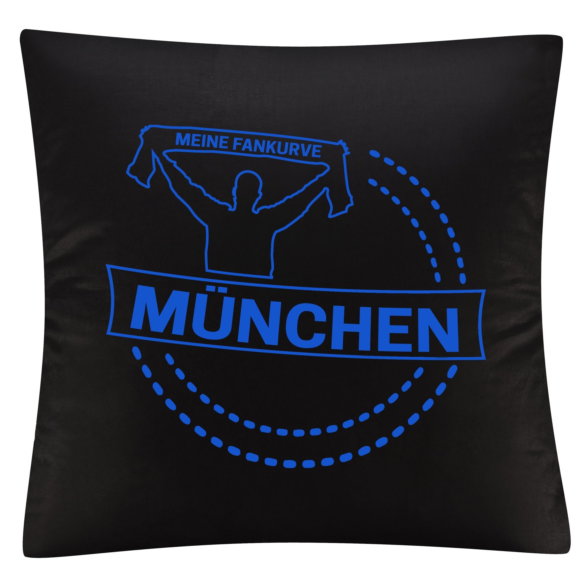 Kissenbezug München blau - Meine Fankurve - Kissen, multifanshop