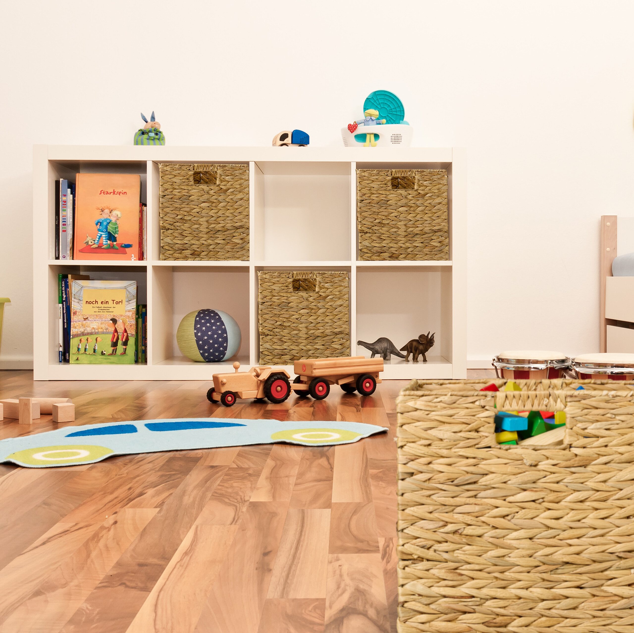 relaxdays Regalkorb Aufbewahrungskorb Wasserhyazinthe im Set (2er Set), 2er günstig online kaufen