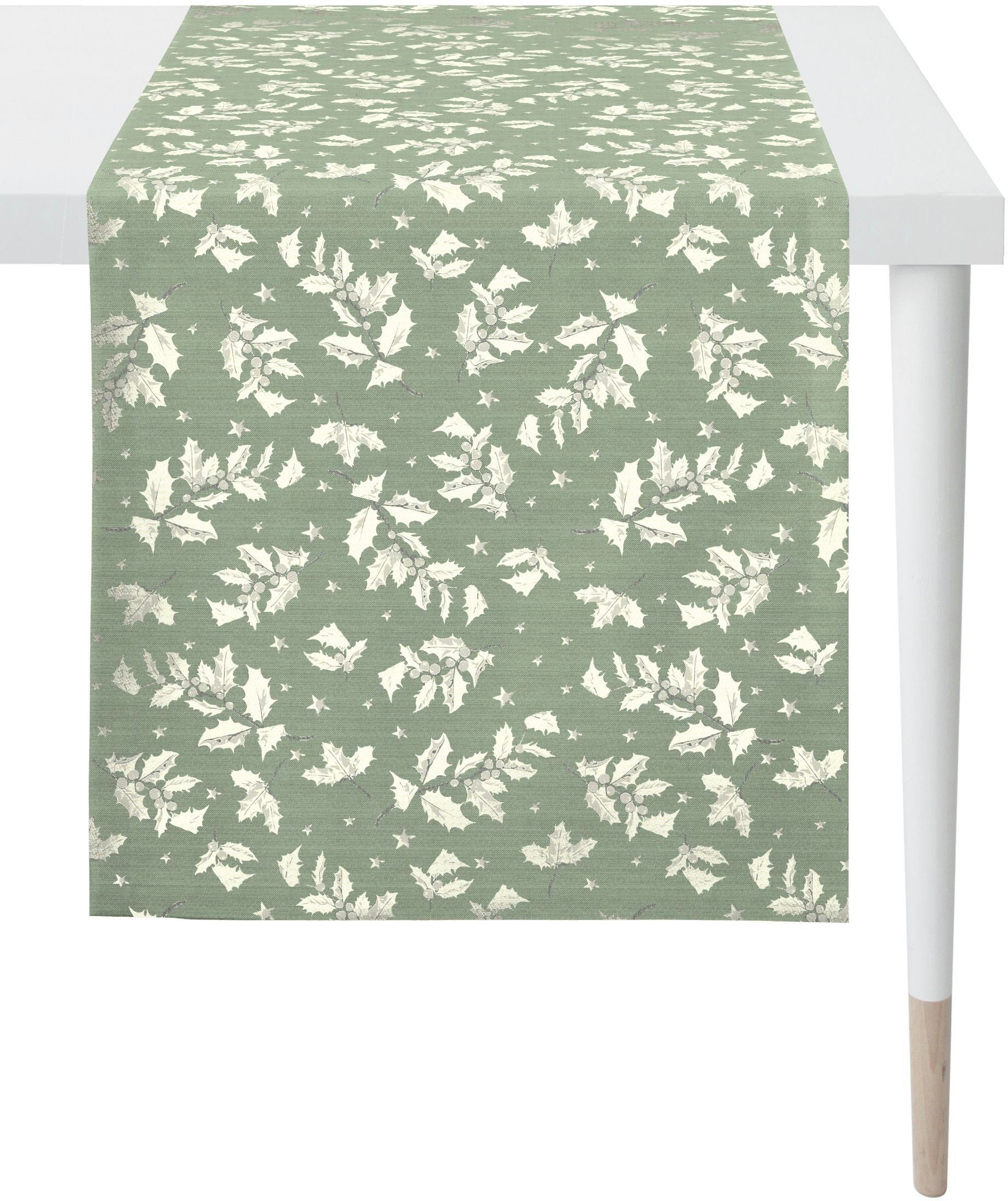 APELT Tischläufer 3625 Christmas Elegance, Jacquardgewebe, Weihnachtsdeko, Weihnachten (1-tlg), mit glänzenden Fäden