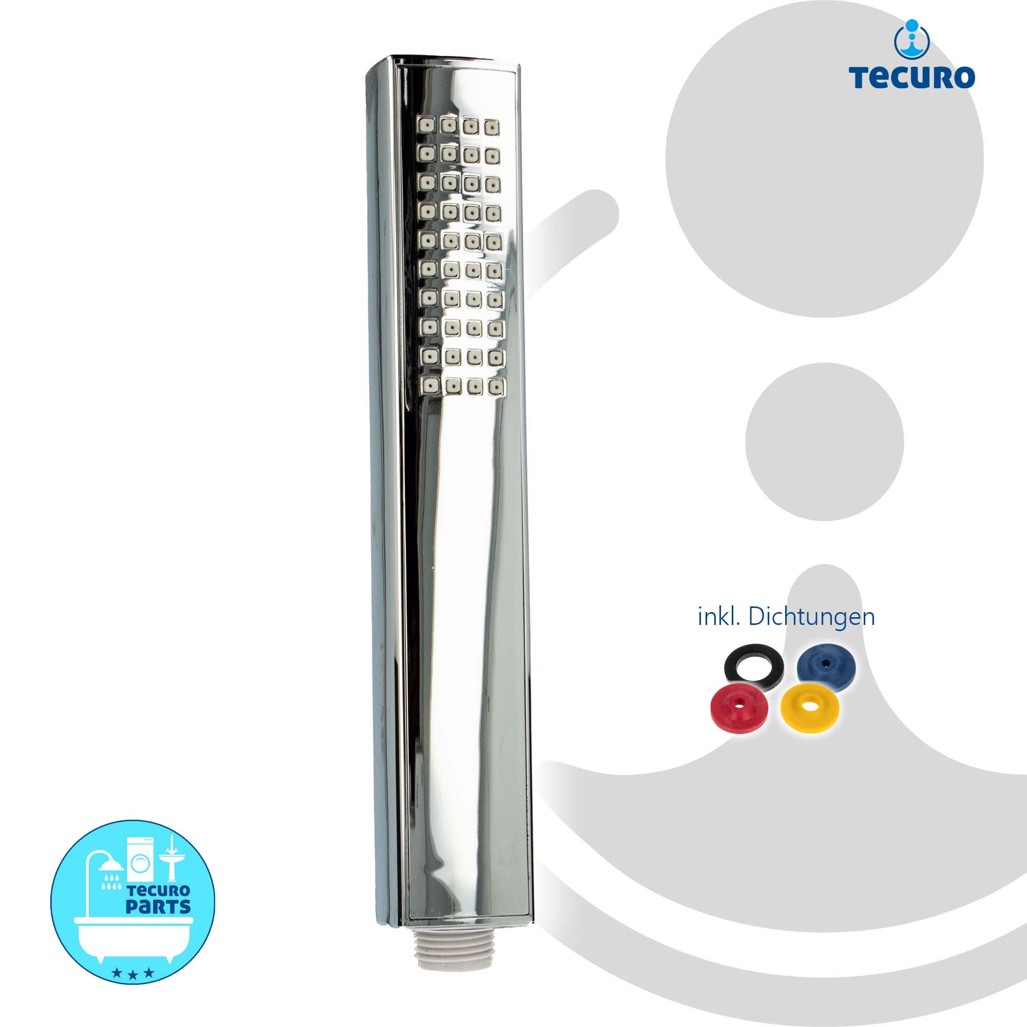 tecuro Duschbrause DESIGN - Stabhandbrause ew-036 günstig online kaufen