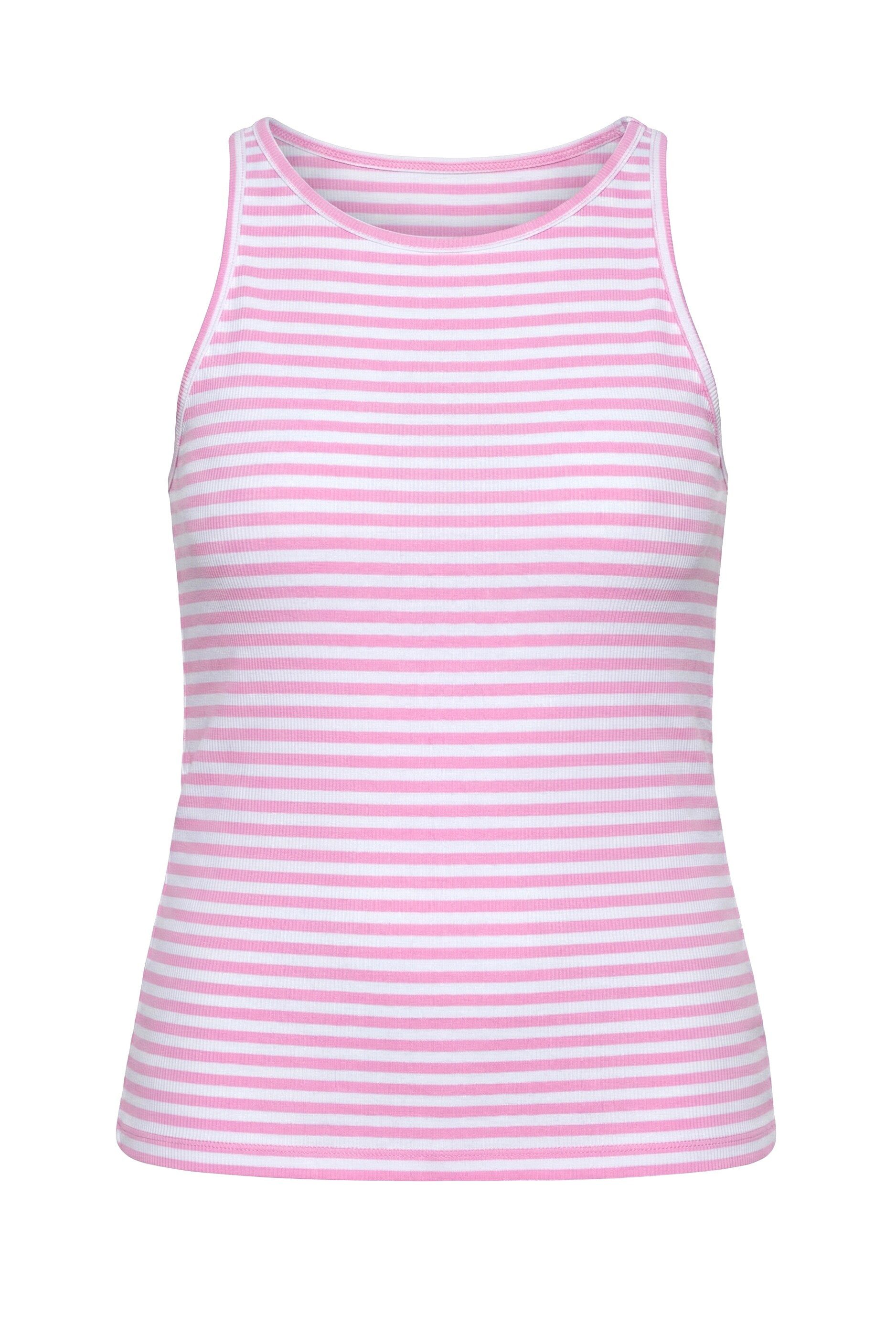 Angel of Style Longtop Ringeltop Rippjersey Rundhalsausschnitt.