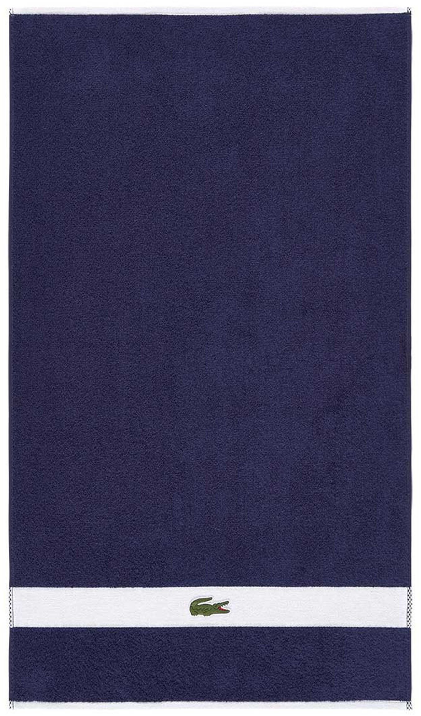 Lacoste Handtuch LCASUAL, Frottier (1-St), mit Label-Applikationen und Bordüre