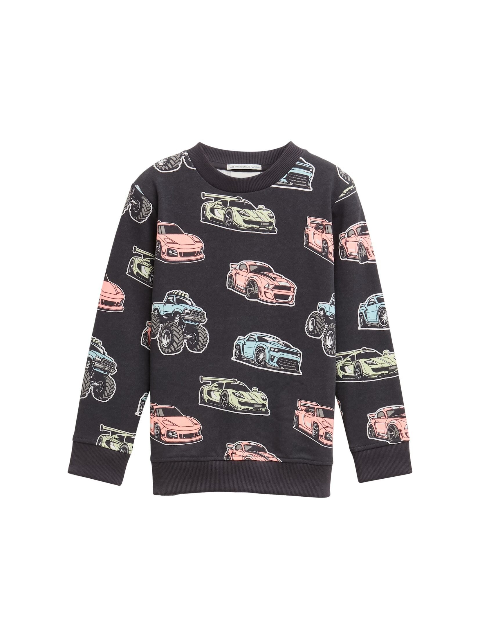 TOM TAILOR Sweatshirt Strick & Sweatshirts Sweatshirt mit Allover-Print